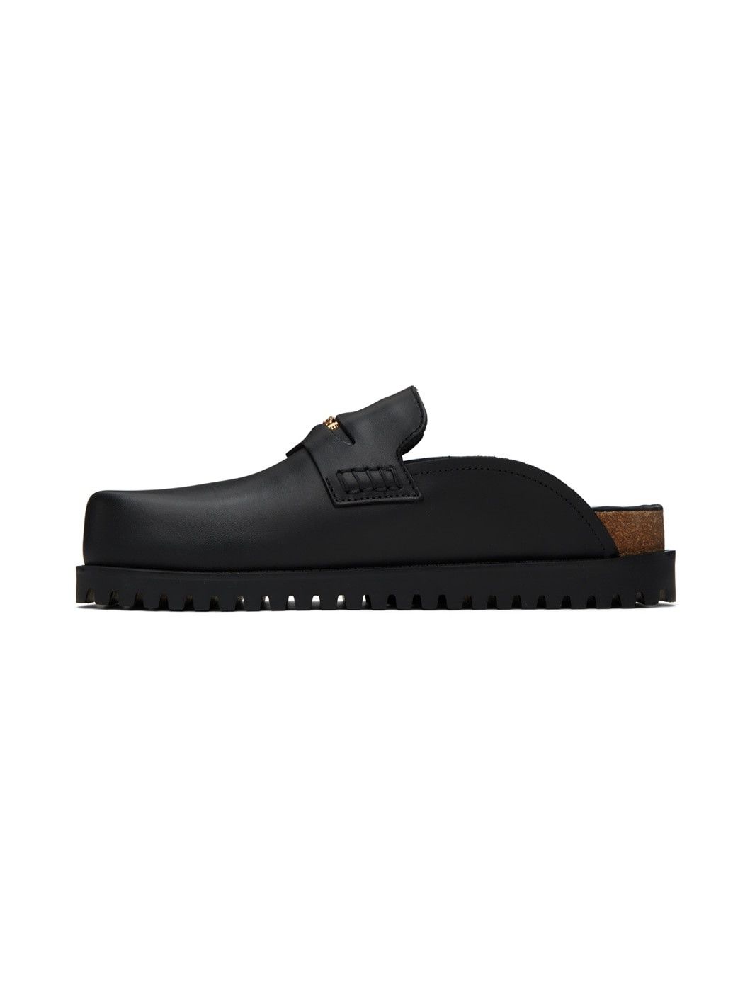Versace o1y0425 Leather Mules in Black Size US 7 / EU 40 - 2 Thumbnail