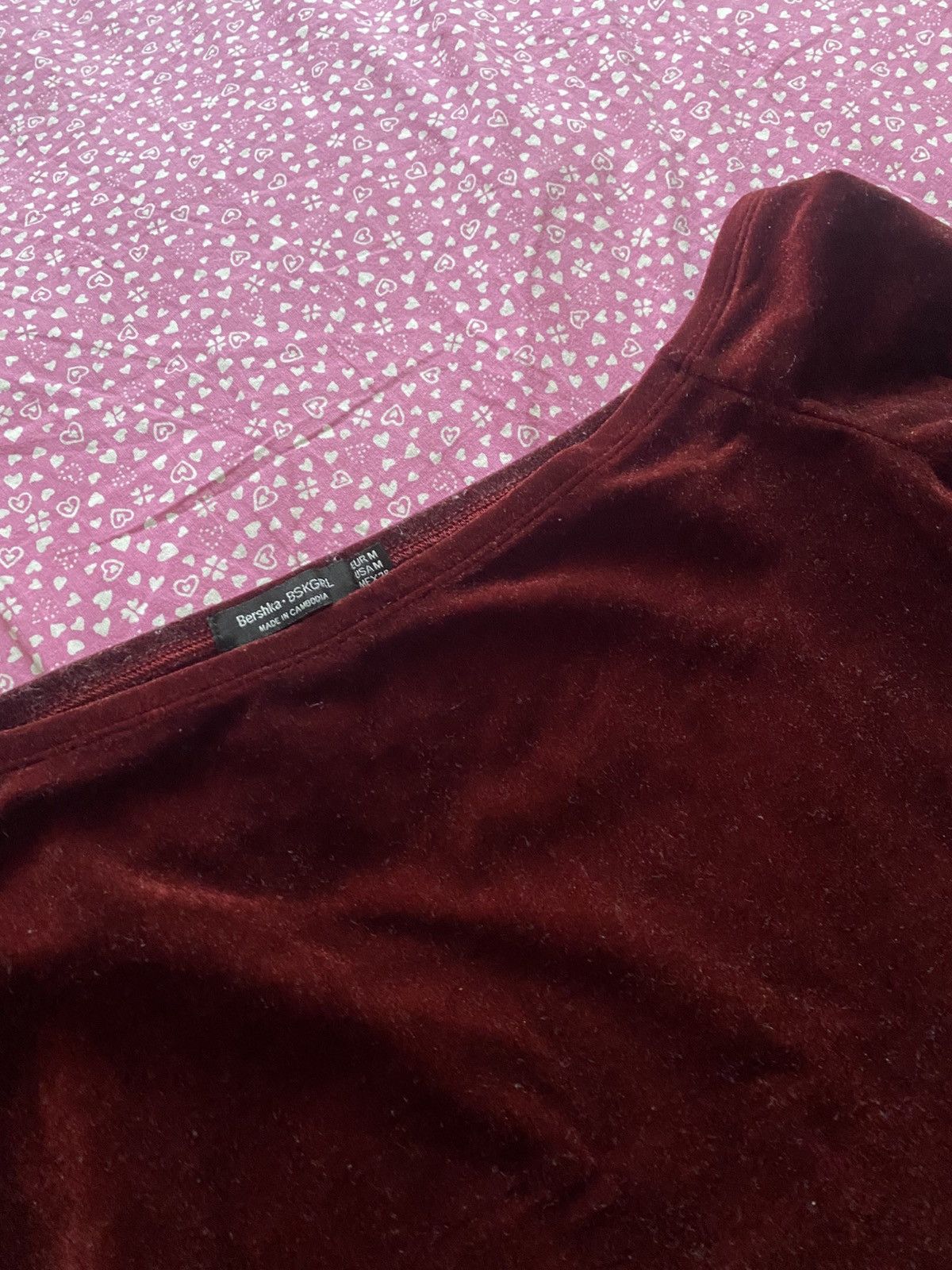Bershka 90s velvet blouse bershka Size S / US 4 / IT 40 - 3 Thumbnail