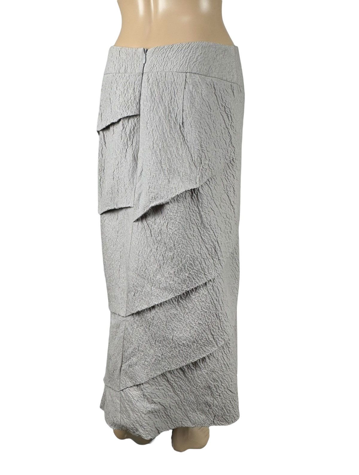 Designer Sonja Marohn Avant Garde Long Maxi Skirt Structured Size 26" / US 2 / IT 38 - 6 Thumbnail