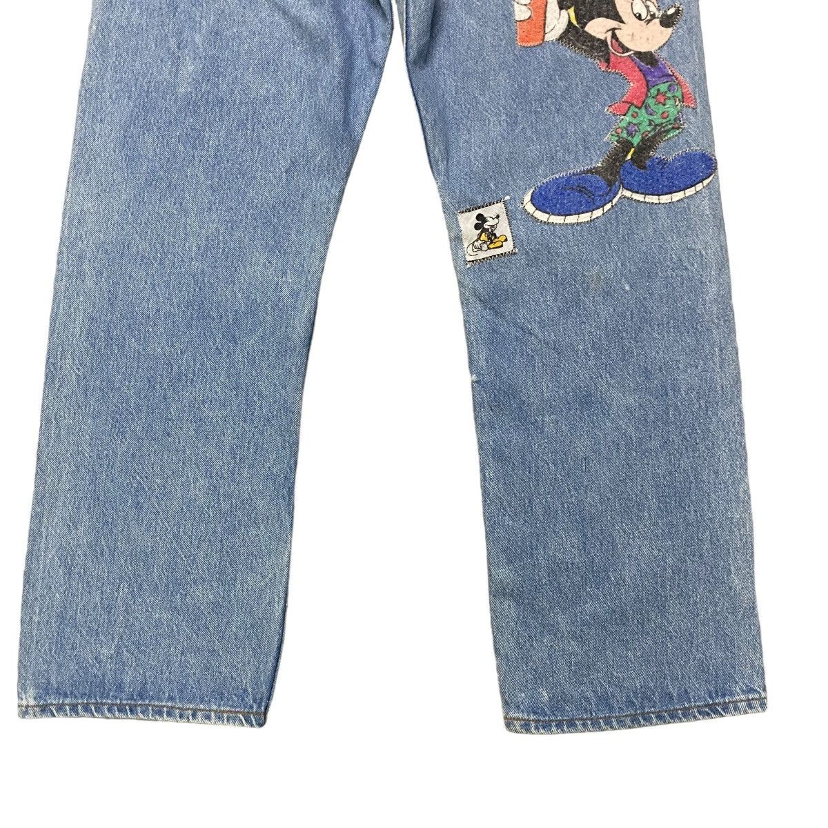 Levi's Vintage 90s Mickey X Levis 501 Lightwash Jeans Size US 33 - 15 Thumbnail
