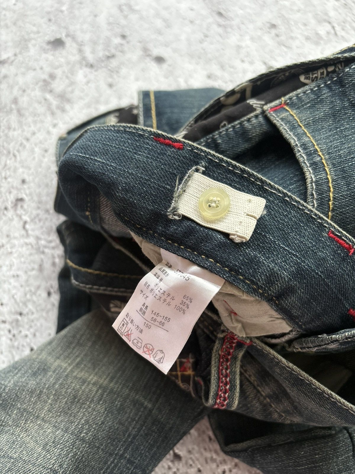 Hysteric Glamour Y2k Ba-tsu studio Skull Punk style Jeans Size US 28 / EU 44 - 9 Thumbnail