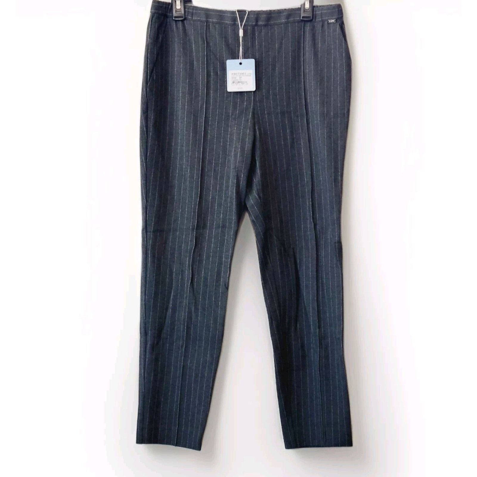 St. John ST John Sport Pants Sz M Gray Melange Stretch MSRP $395 Size 32" / US 10 / IT 46 - 1 Thumbnail