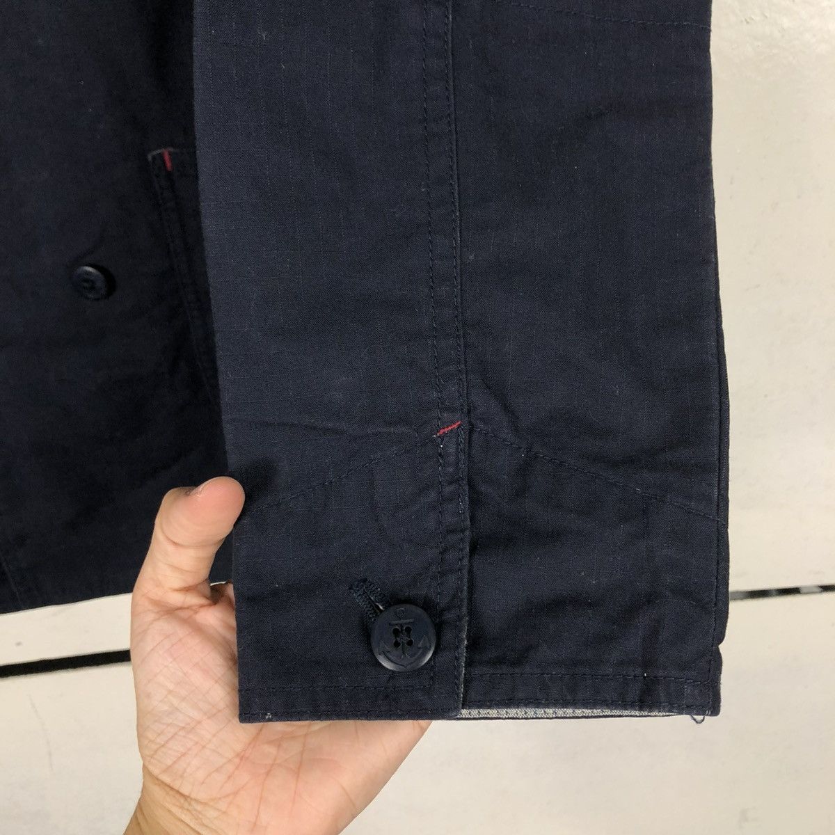 45rpm 🔥VINTAGE CHORE JACKET BLANKET STRIPED PORTLAND ISSEY MIYAKE Size US M / EU 48-50 / 2 - 17 Thumbnail