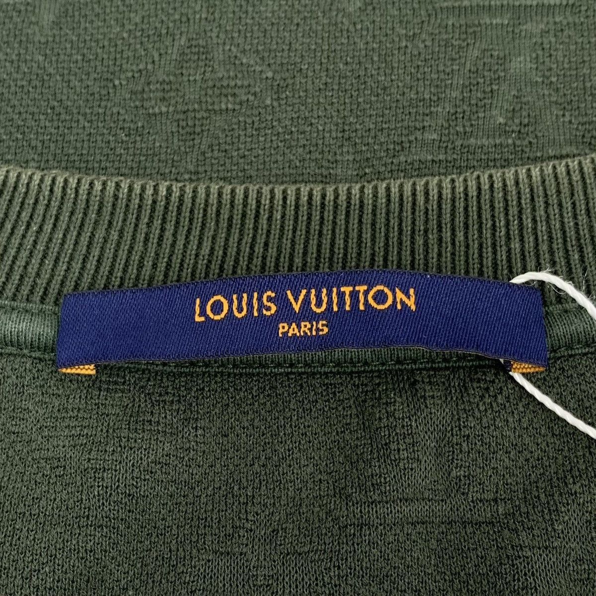 Louis Vuitton Green Short-Sleeve Textured Shirt with Chest Pocket Size US XXL / EU 58 / 5 - 5 Thumbnail
