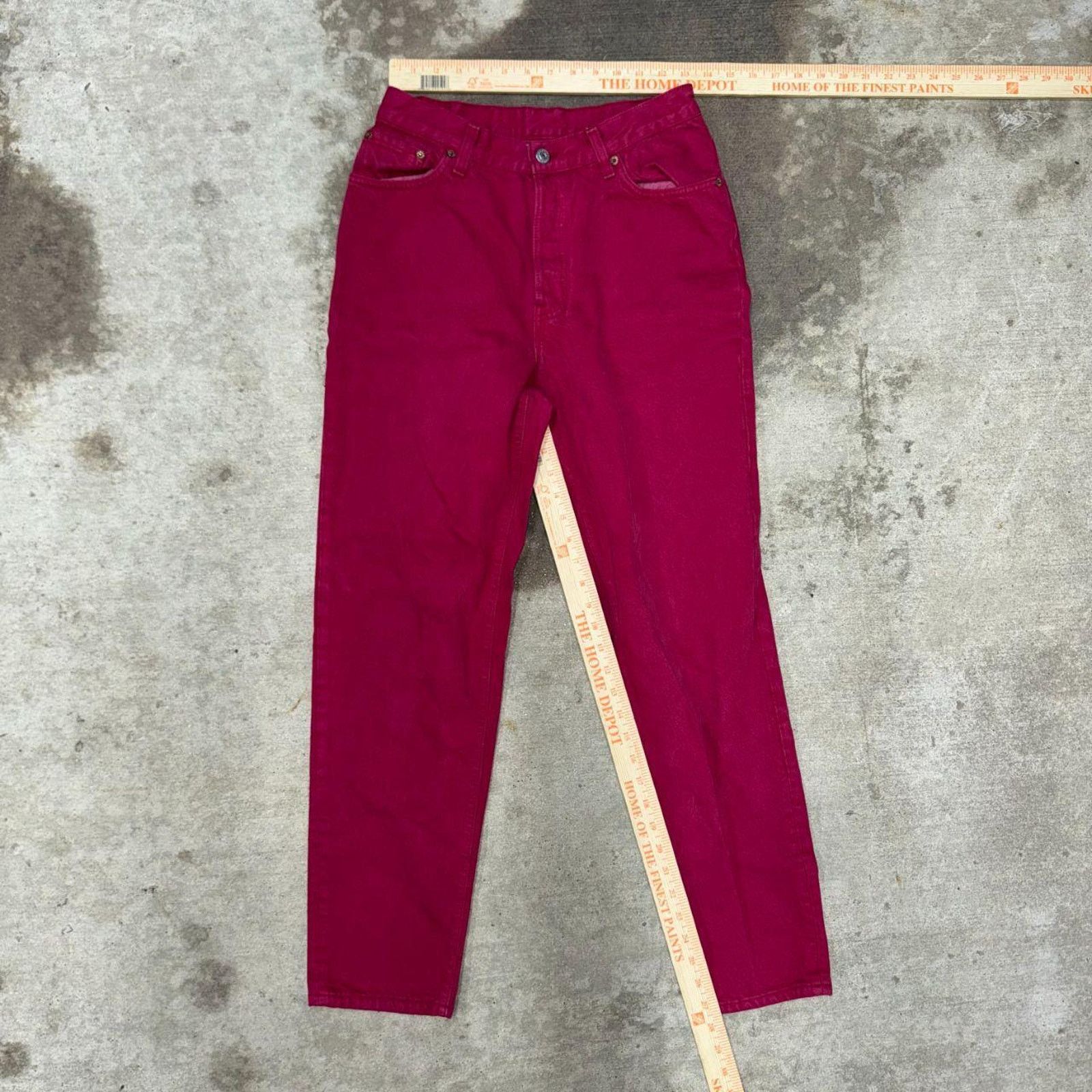 Levi's Vintage y2k levis strauss denim over dyed red 90s jeans Size 32" / US 10 / IT 46 - 4 Thumbnail