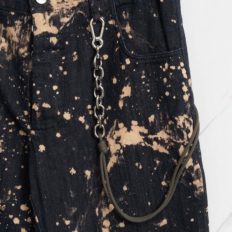 Song For The Mute Song For The Mute washed tie-dye denim pant Size US 32 / EU 48 - 3 Thumbnail