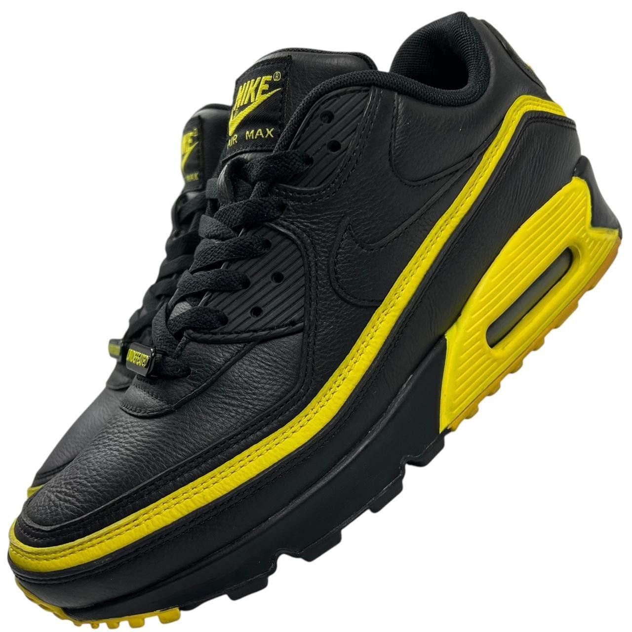Nike × Undefeated Nike UNDFTD Air Max 90 Black Optic Yellow - US 9 / EU 42.5 Size US 9 / EU 42 - 2 Thumbnail