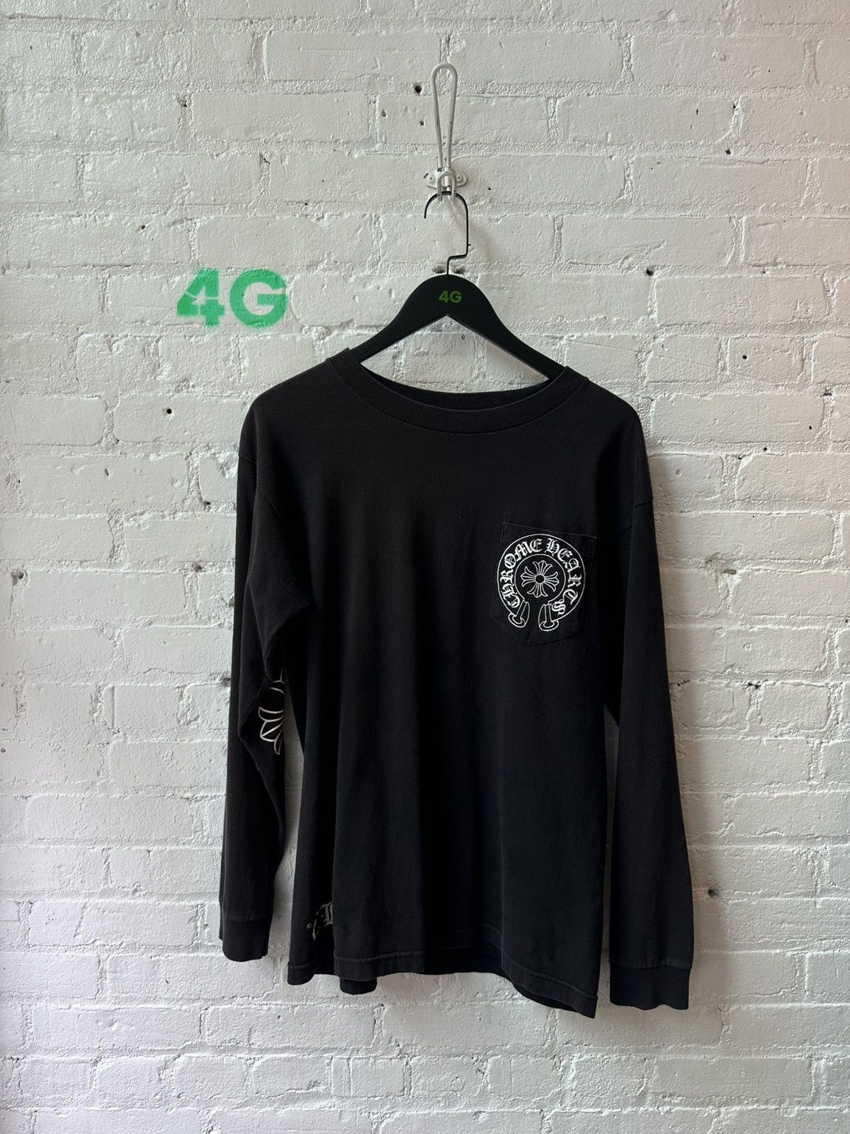 Vintage Chrome Hearts Scroll Label T-Shirt