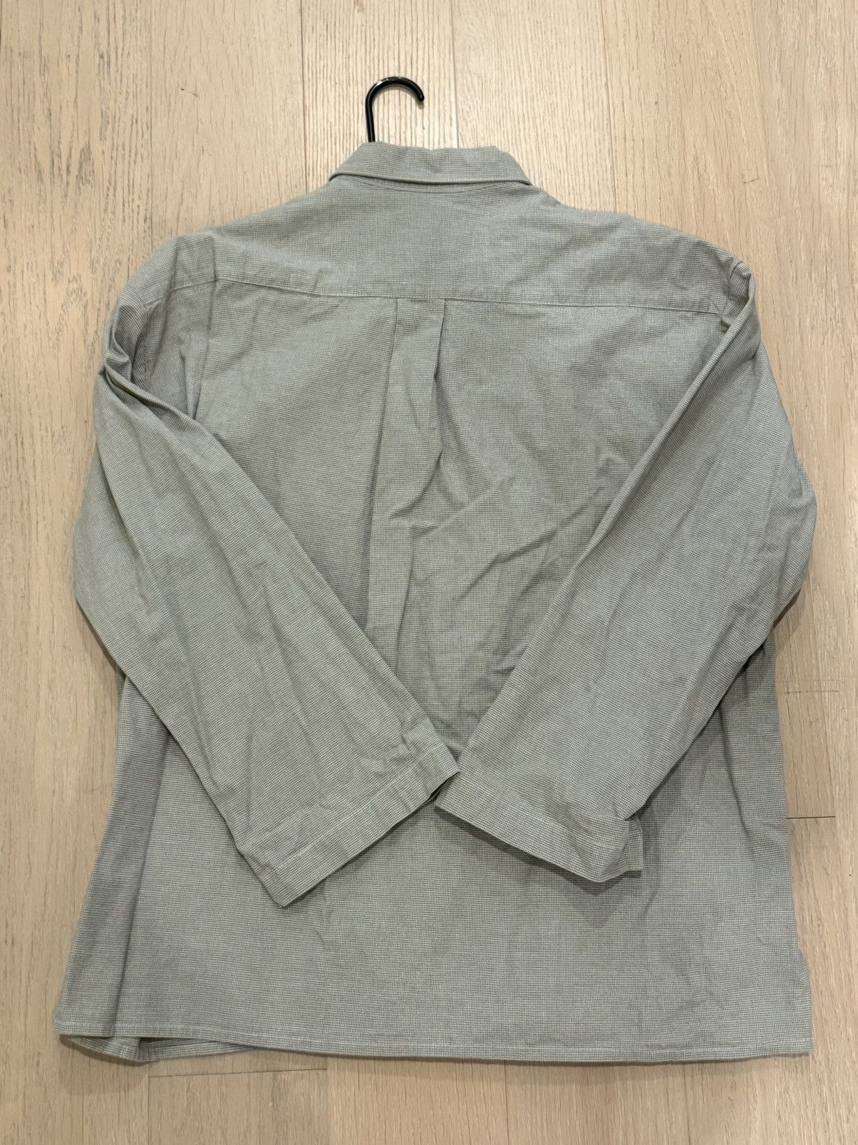 William Frederick William Frederick - Cafe Shirt - Sage / Cream Check Size US L / EU 52-54 / 3 - 3 Thumbnail