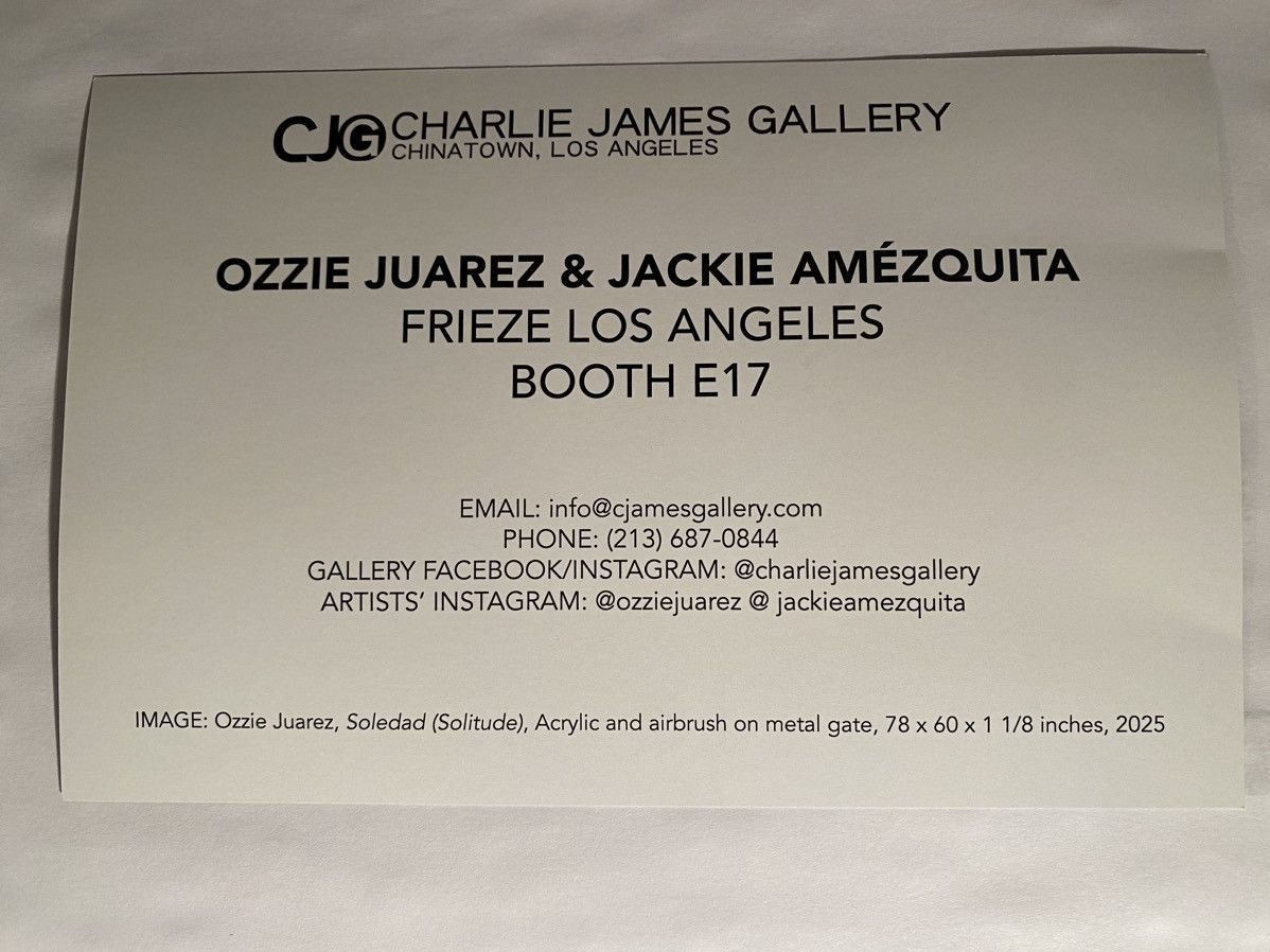 RVCA × Tribal Streetwear Ozzie Juarez Art exhibition card Size ONE SIZE - 2 Thumbnail