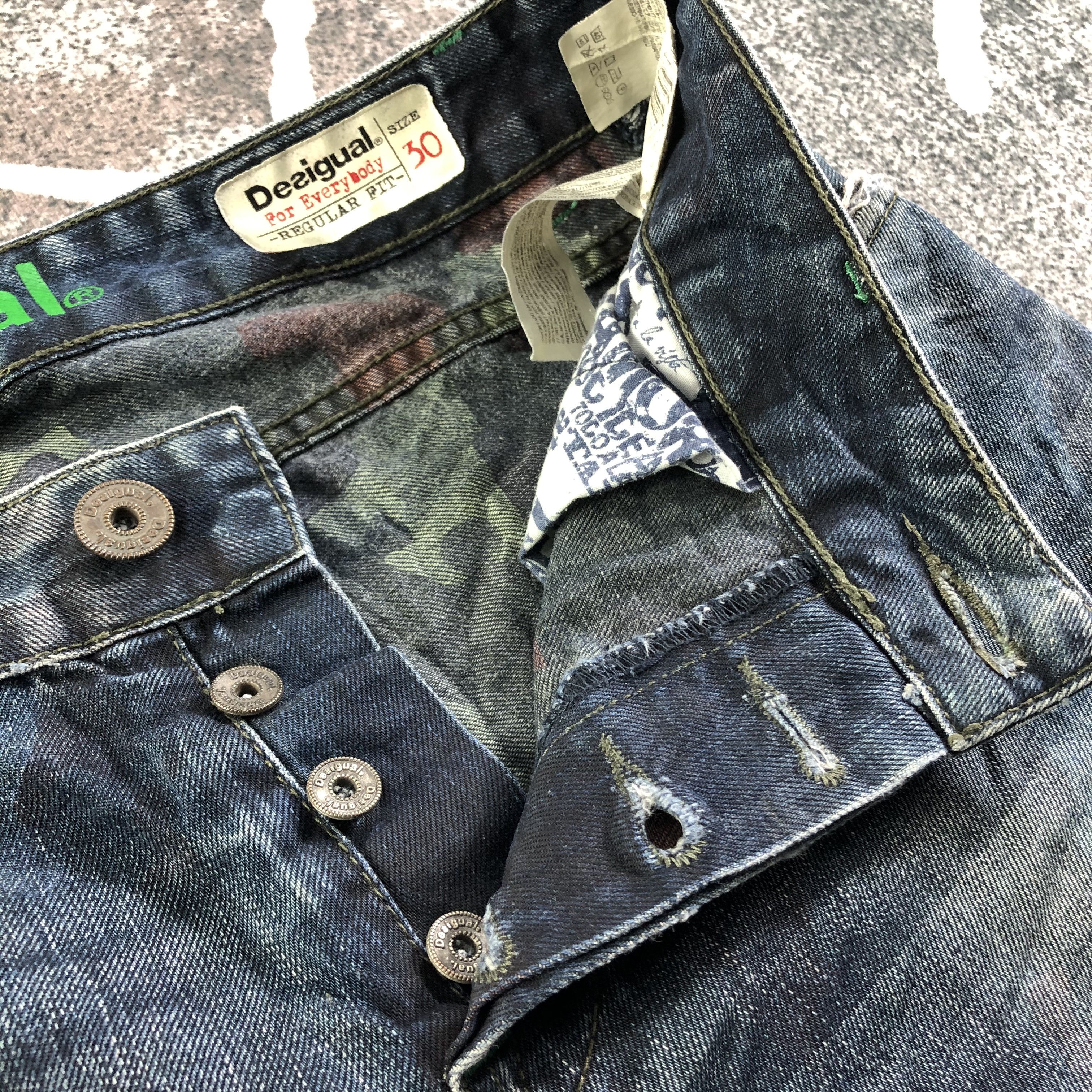 Desigual Desigual Jeans Regular Fit Denim KJ3093 Size US 30 / EU 46 - 9 Thumbnail