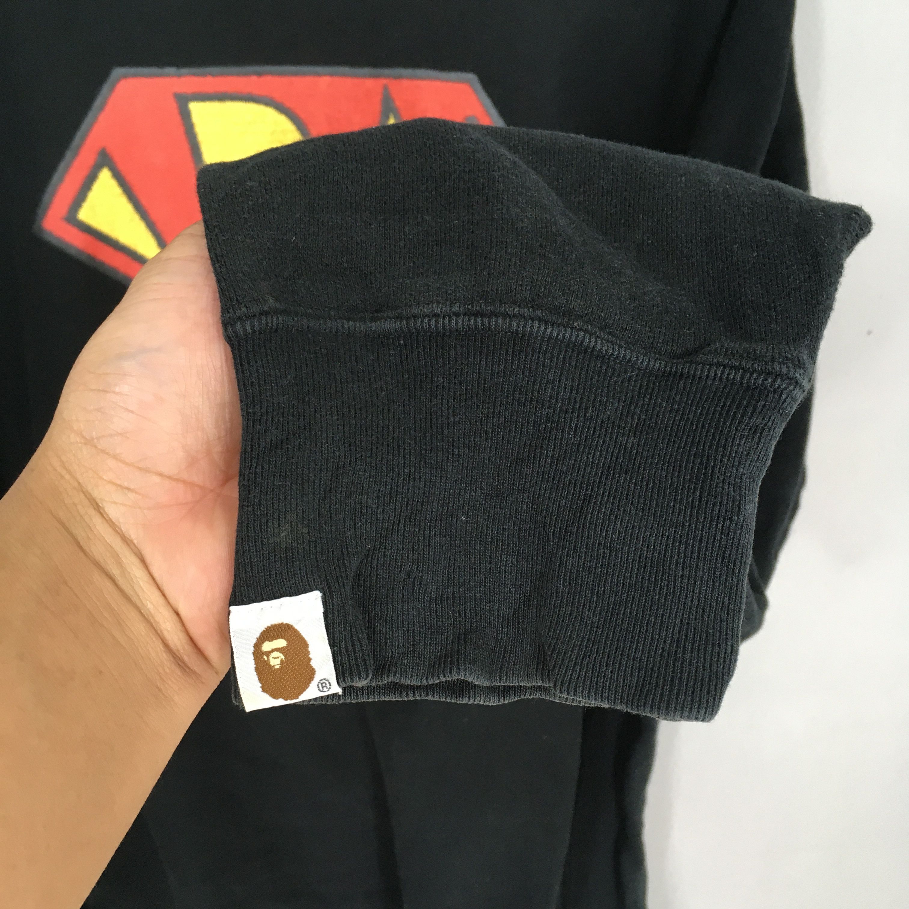 Bape A Bathing Ape Superman Logo Sweatshirts Large Size US L / EU 52-54 / 3 - 8 Thumbnail