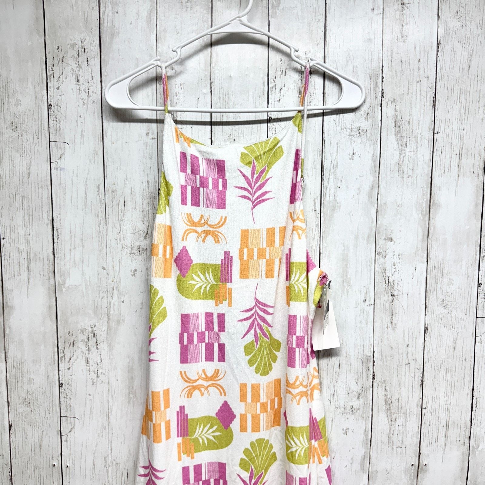 Other New Le Lis Dress Size Large Tropical Spaghetti Strap Maxi Size L / US 10 / IT 46 - 1 Thumbnail
