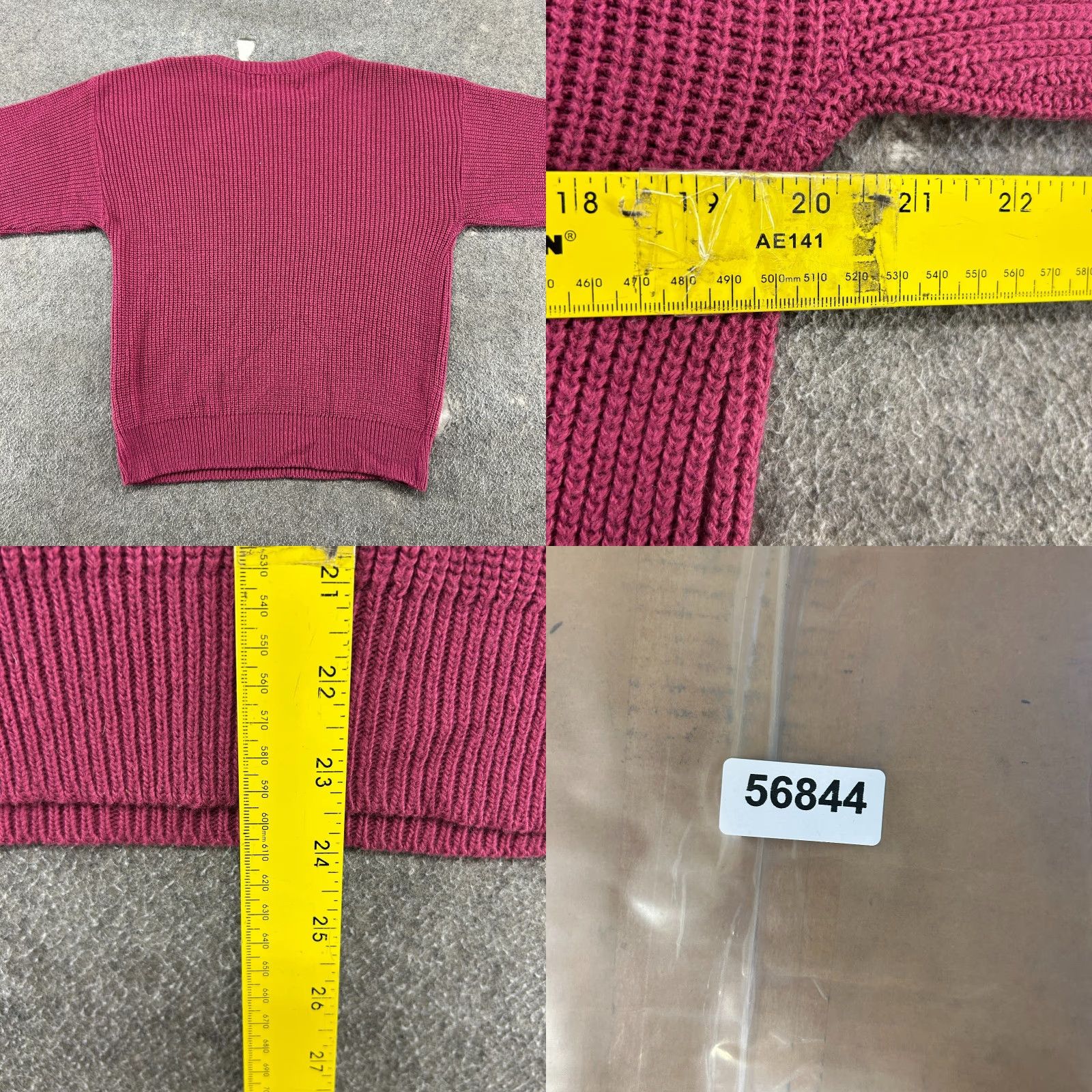 Pinko VINTAGE Le Tigre Sweater Womens M Pink Pullover Cable Knit Acrylic USA 90s Size M / US 6-8 / IT 42-44 - 8 Thumbnail