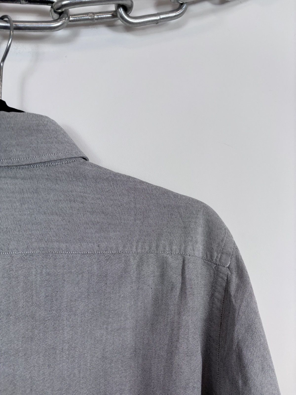 Etro Etro Men’s Textured Grey Long Sleeve Shirt Button Down Size US L / EU 52-54 / 3 - 18 Thumbnail