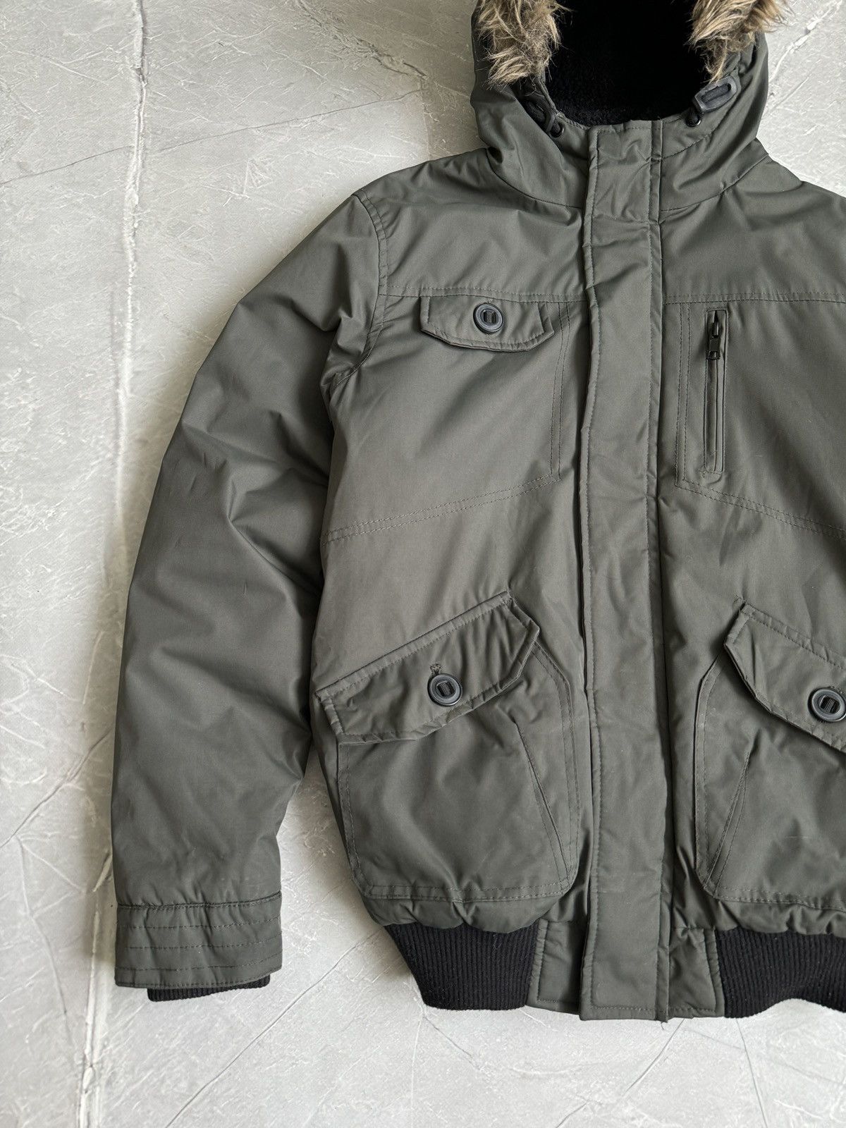 Japanese Brand Vintage Y2k Faux Fur Hood Jacket If Six Was Nine LGB Style Size US S / EU 44-46 / 1 - 3 Thumbnail