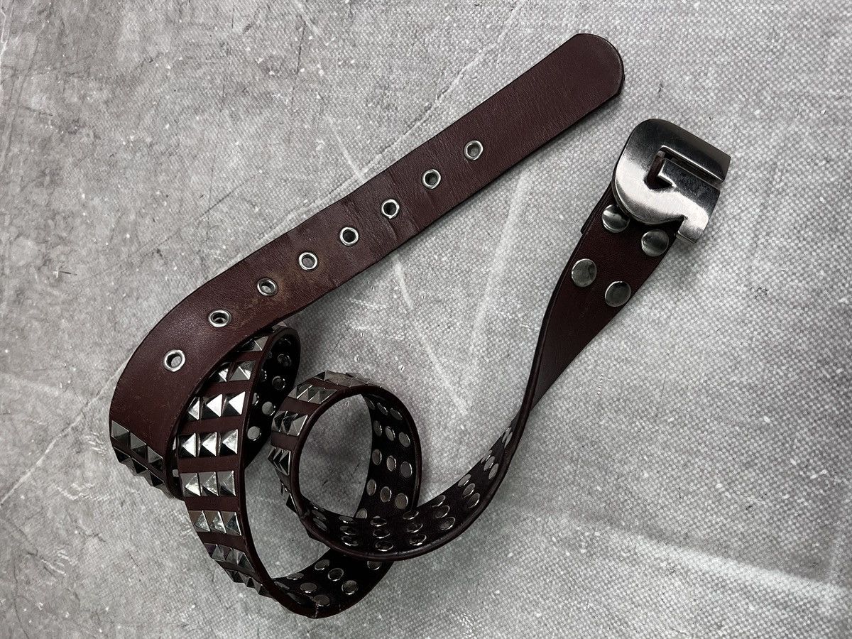 Burton Burton leather studded arrow shaped buckle western Belt Size ONE SIZE - 7 Thumbnail