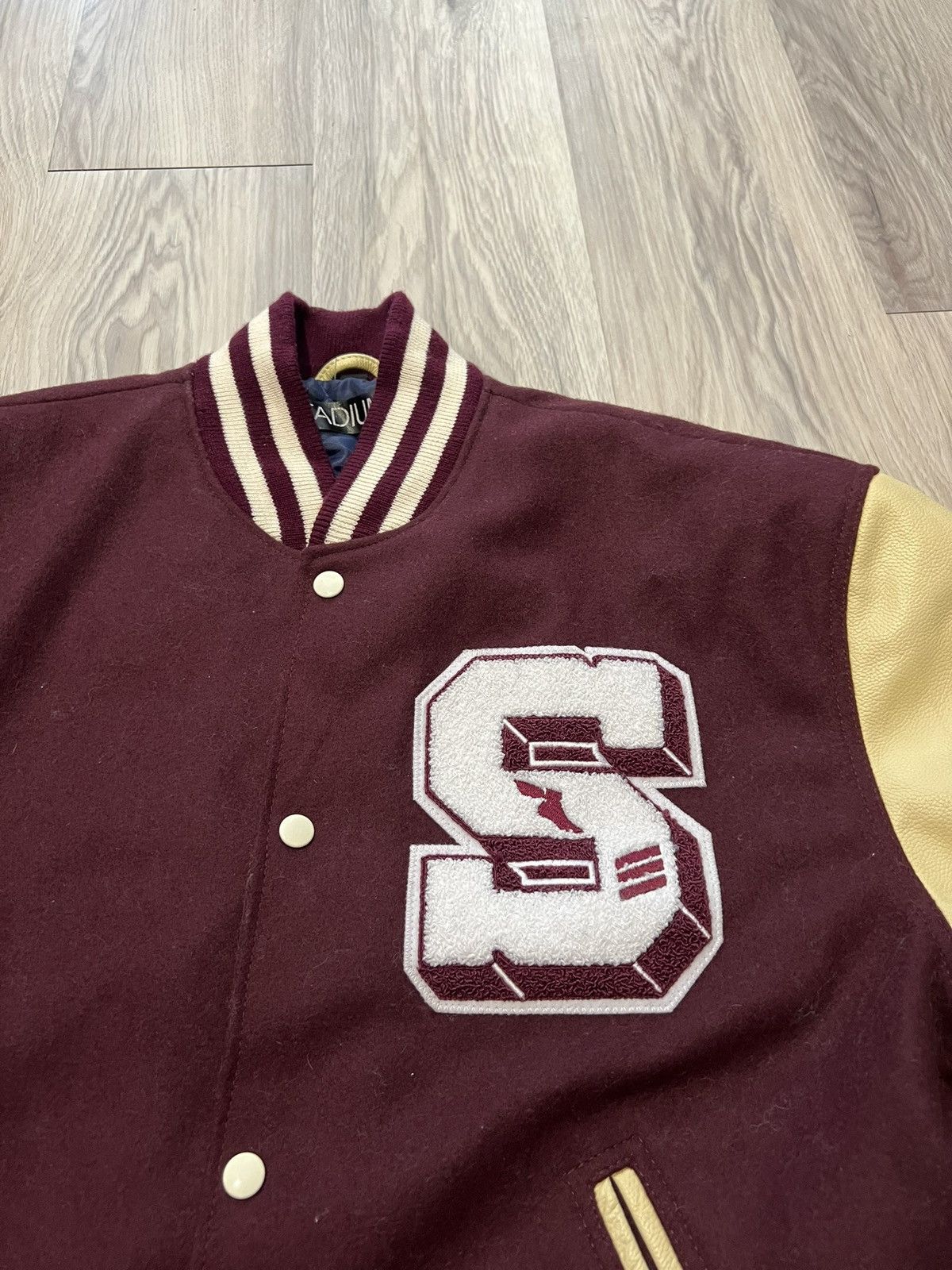 Stadium Goods Stadium Goods Panther Leather Letterman’s Jacket Size US XXL / EU 58 / 5 - 4 Thumbnail