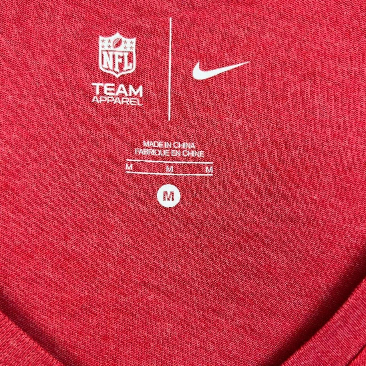 Nike San Francisco 49ers Shirt Women NFL Short Sleeve V-Neck M Size M / US 6-8 / IT 42-44 - 5 Thumbnail
