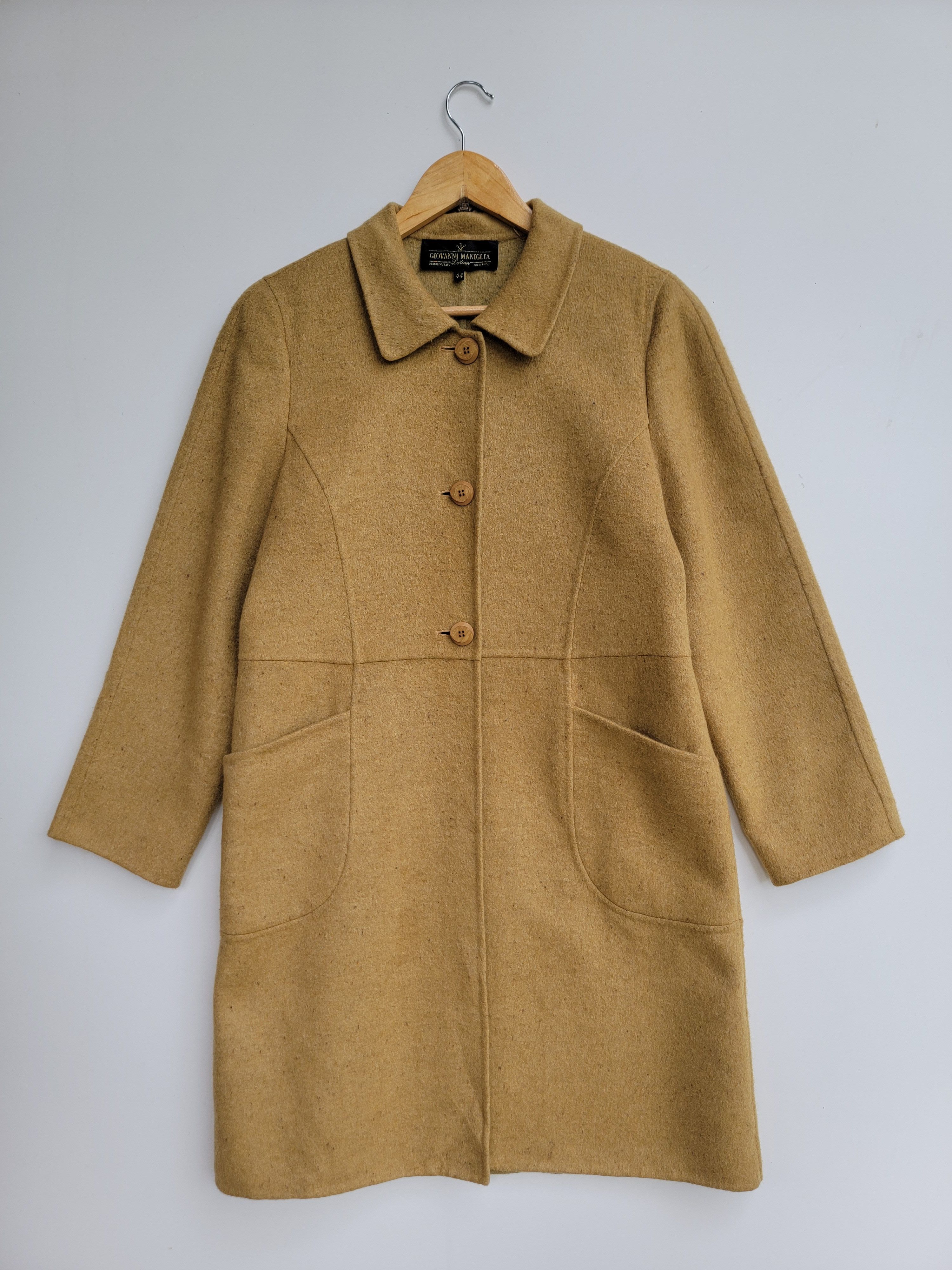 Other ✅️Giovanni Maniglia Wool Long Jacket Size L / US 10 / IT 46 - 1 Thumbnail
