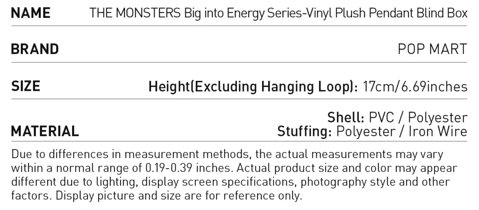 POP MART POP MART LABUBU LOYALTY BIG INTO ENERGY Size ONE SIZE - 11 Thumbnail