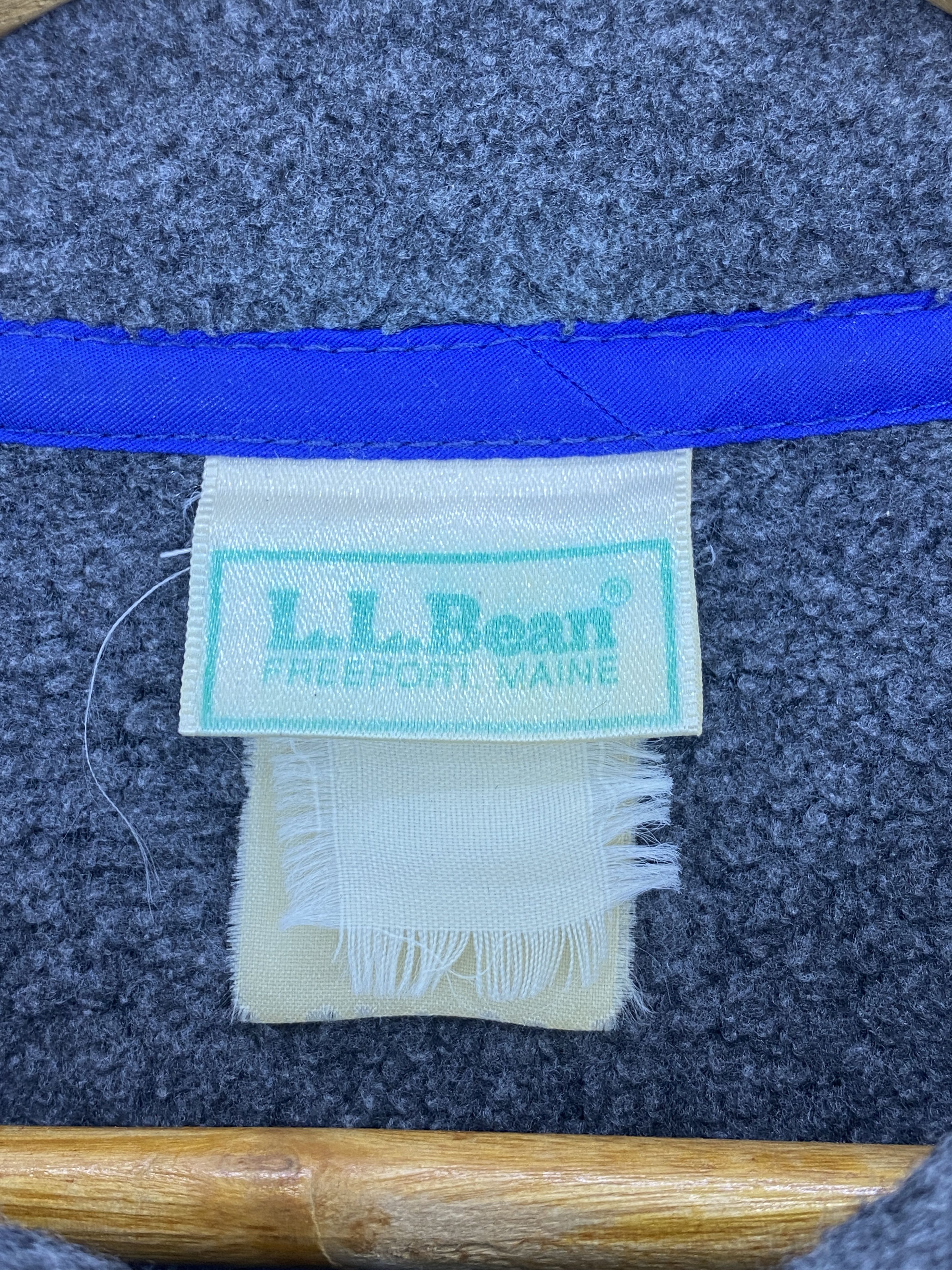 L.L. Bean Vintage 90s L.L. Bean Fleece Zipper Jacket J1922 Size US L / EU 52-54 / 3 - 5 Thumbnail