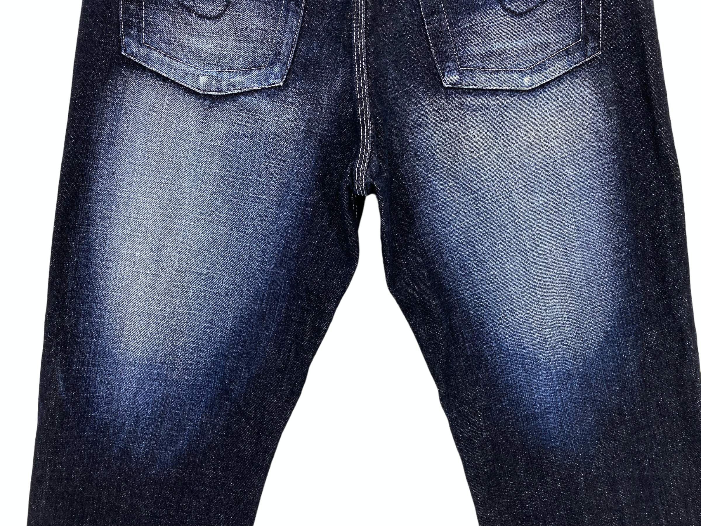 Japanese Brand Jacko Acid Wash Baggy Jeans Hip Hop Denim Size US 31 - 9 Thumbnail