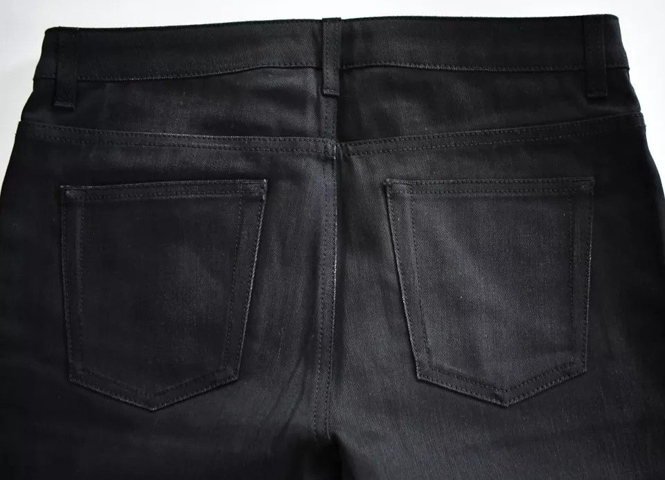 Saint Laurent Paris o1bcso1str0924 Skinny 5 Pockets Low Waist Ueep in Black Size US 28 / EU 44 - 8 Thumbnail