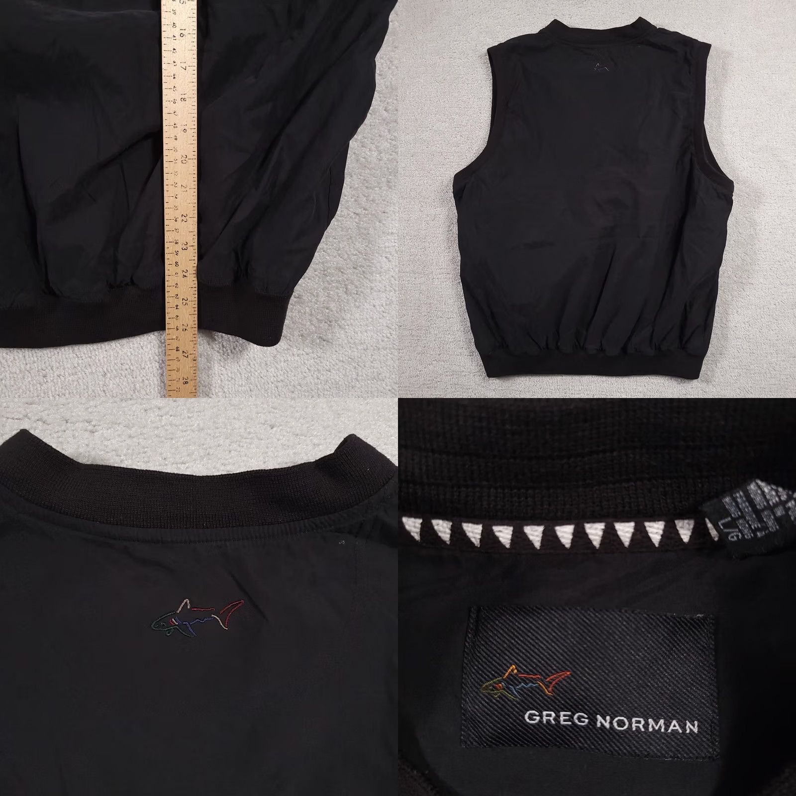 Vintage VINTAGE Greg Norman Ryder Cup The Belfry Golf Vest Mens Large Black Pullover Size US L / EU 52-54 / 3 - 8 Thumbnail