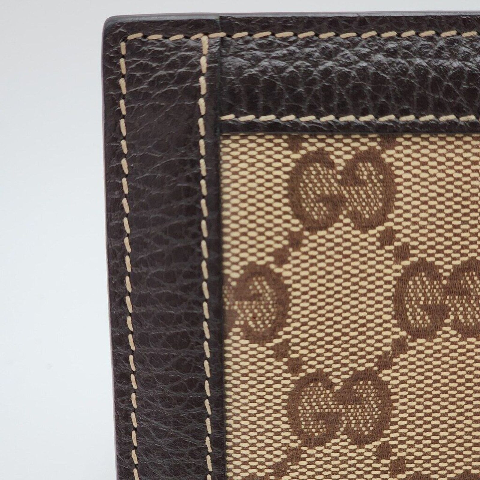 Gucci Gucci Monogram Continental Charmy Wallet Brown Size ONE SIZE - 12 Thumbnail