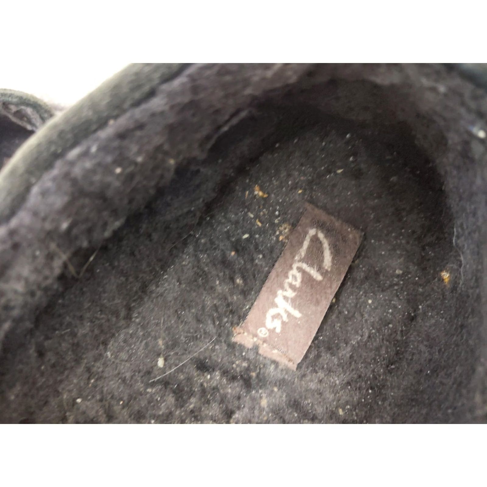Clarks Clarks Andy Shoes Mens Size 11 Black Suede Moccasin Slippers Fleece Lined Size US L / EU 52-54 / 3 - 6 Thumbnail