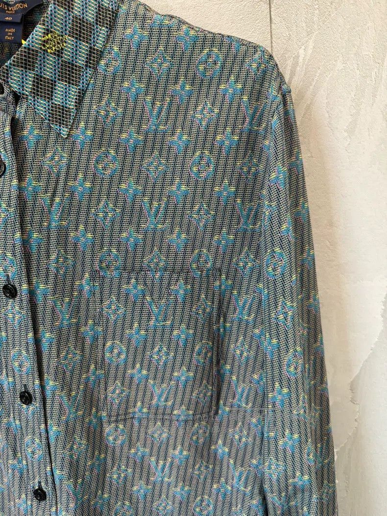 Louis Vuitton Louis Vuitton Old flower printed silk shirt Size S / US 4 / IT 40 - 5 Thumbnail