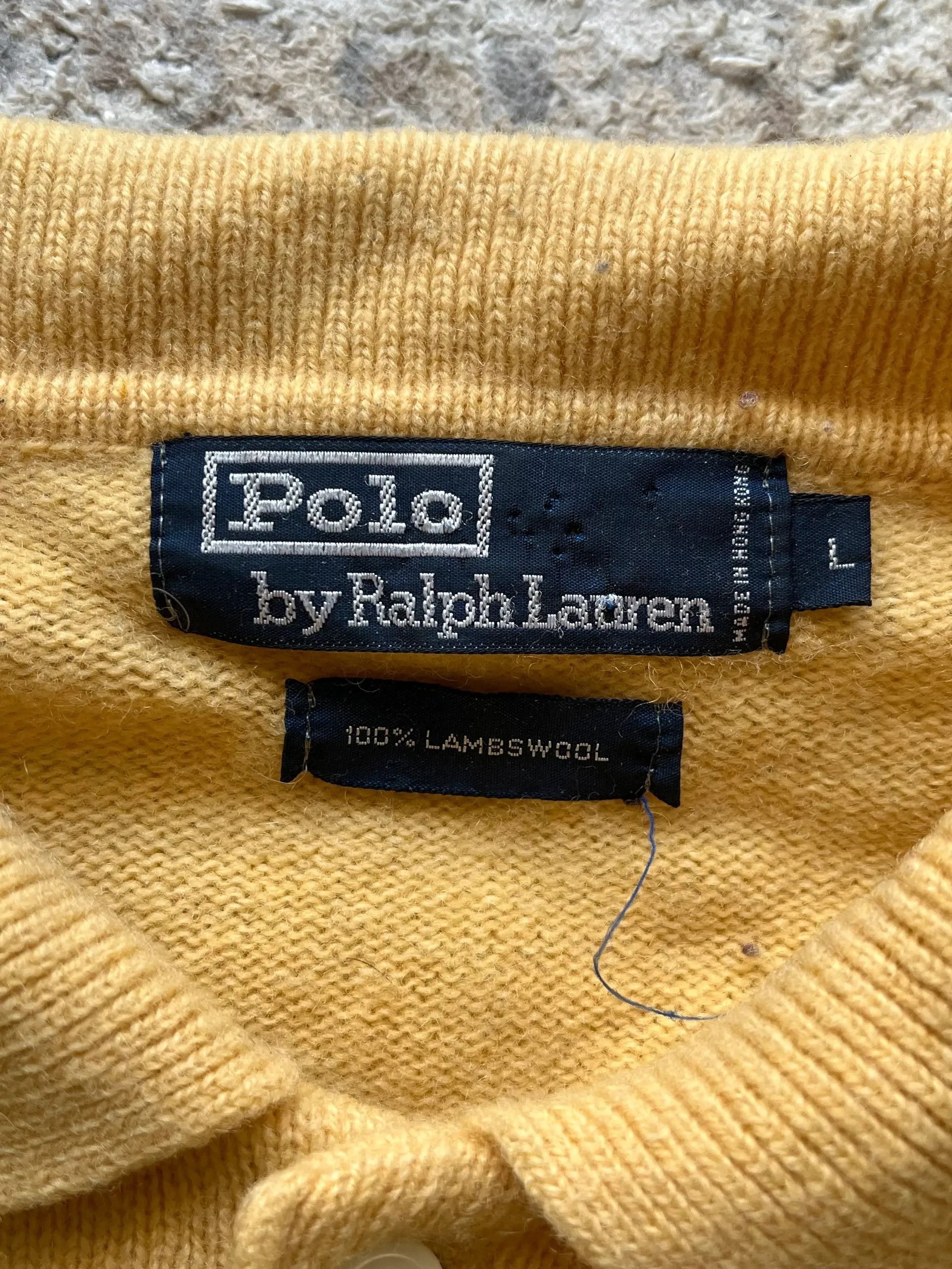 Polo Ralph Lauren Polo Ralph Lauren Small Pony Vintage 100% Lambswool Sweater Size US XL / EU 56 / 4 - 5 Thumbnail