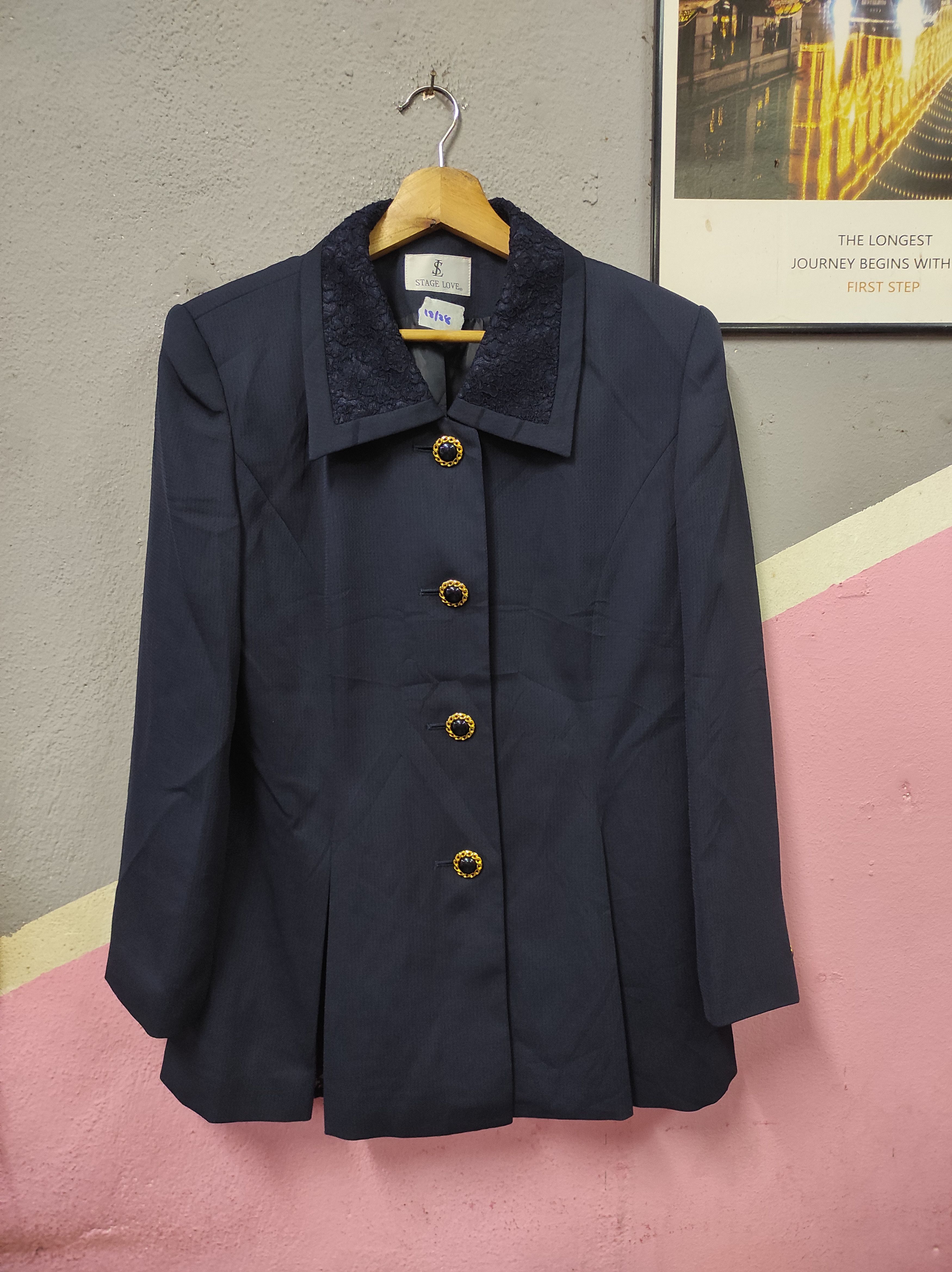 Japanese Brand STAGE LOVE COAT JACKET Size S / US 4 / IT 40 - 1 Thumbnail