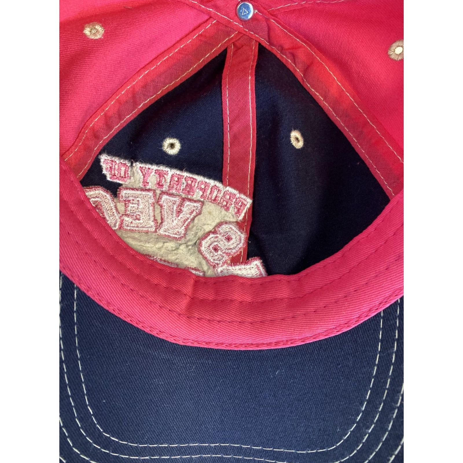 Vintage VINTAGE Kaufman Las Vegas Baseball Hat Snapback Championship Cap Adjustable Men’s One Size Blue Pink / 234 Size ONE SIZE - 7 Thumbnail
