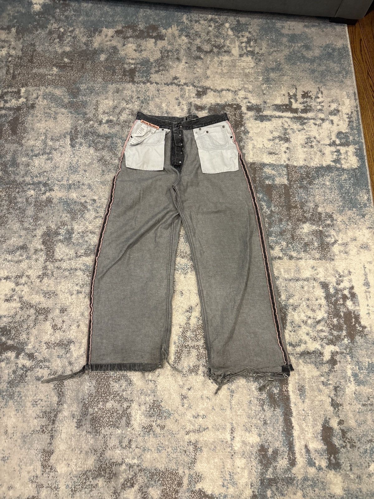 Acne Studios Acne Studios Game Black Size US 32 / EU 48 - 4 Thumbnail