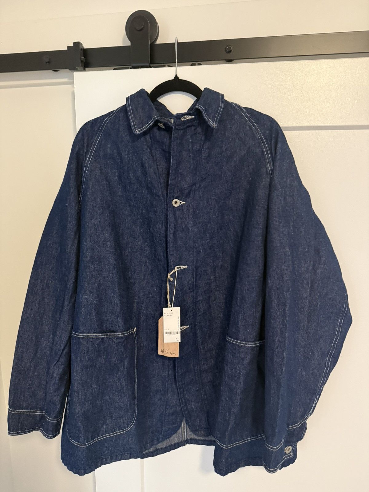 Orslow Orslow 40s WWII Denim Coverall Jacket Loose Fit Size 3 