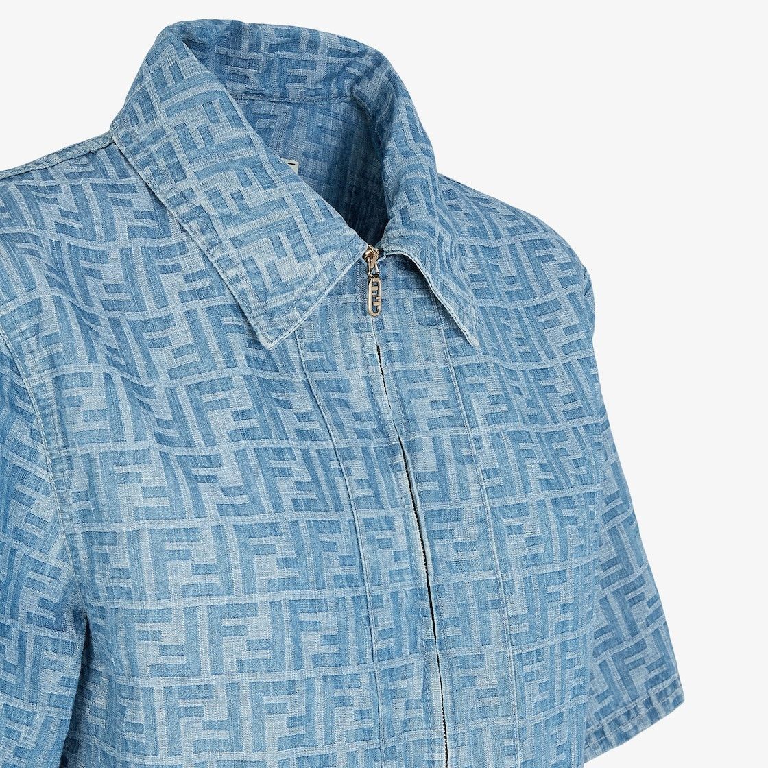 Fendi o1s1wg110925 Jacket in Light Blue Size XS / US 0-2 / IT 36-38 - 3 Thumbnail