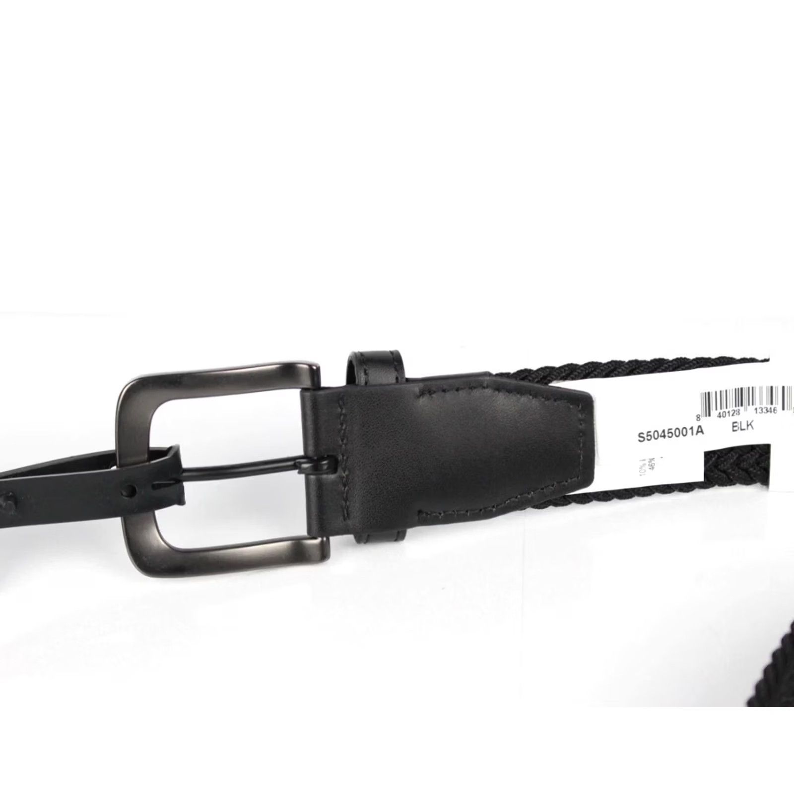 Nike Nike Men's G-Flex Woven Stretch Golf Belt Large Black Sports Size ONE SIZE - 3 Thumbnail