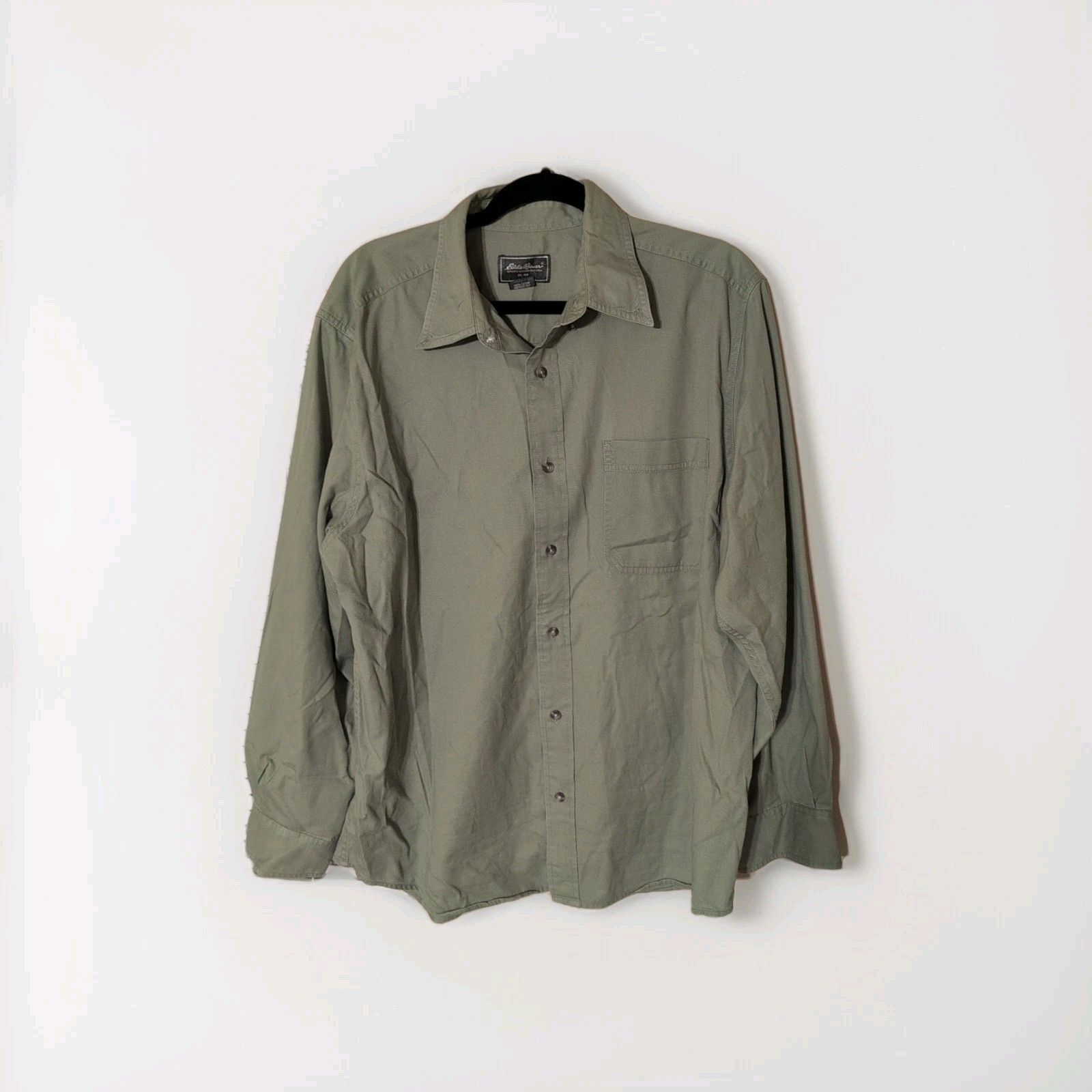 Eddie Bauer Eddie Bauer Shirt Mens L Green Long Sleeve Button-Up Outdoor Size US L / EU 52-54 / 3 - 1 Thumbnail