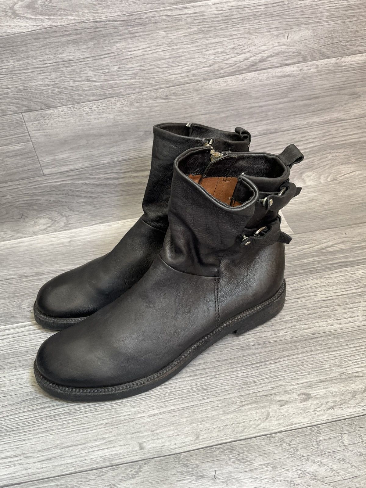 A.S.98 A.S 98 x 14th addiction x guidi biker avantgarde zip boots Size US 8 / EU 41 - 4 Thumbnail