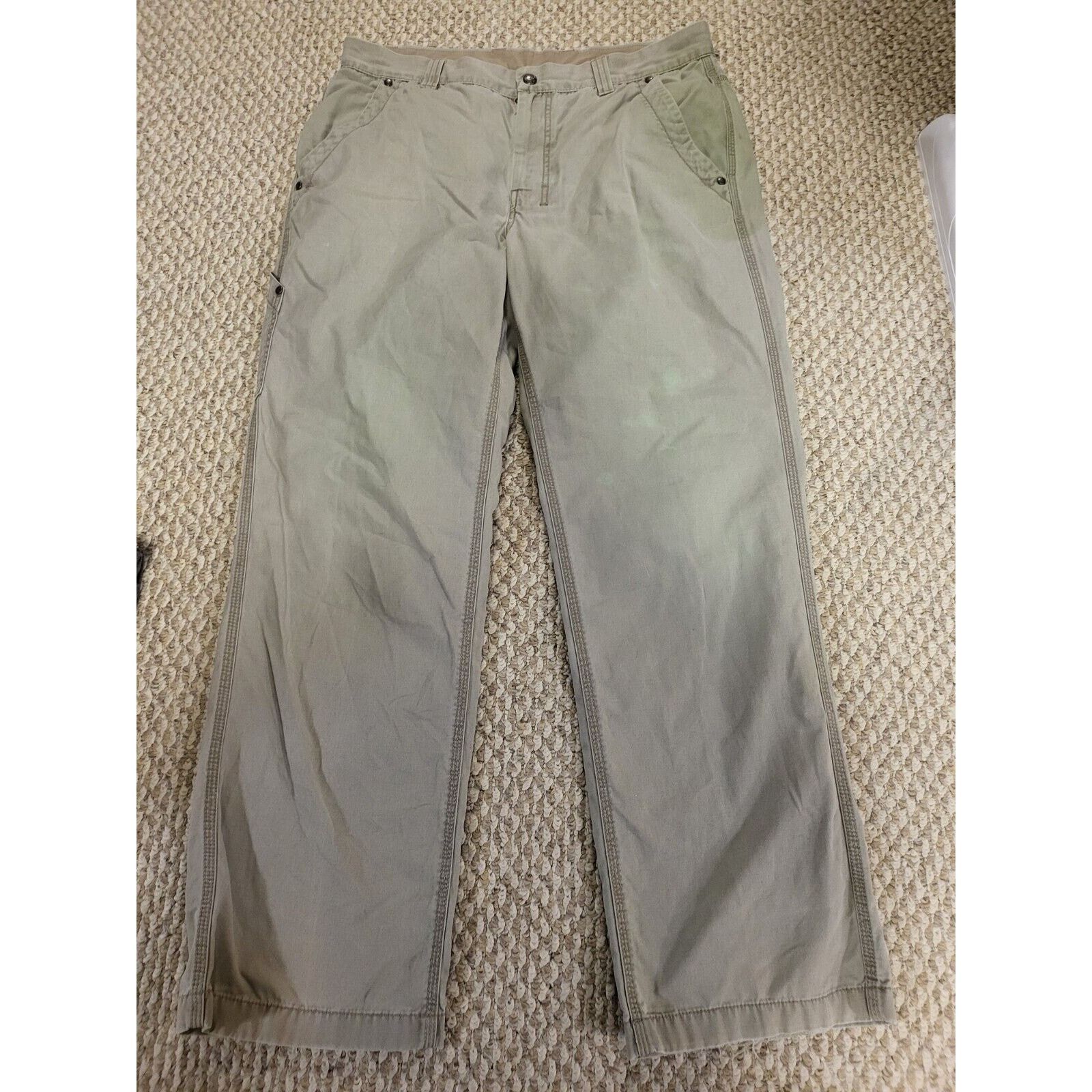 The North Face North Face Mens Light Green Jean Style Pants Size 36 Size US 36 / EU 52 - 1 Thumbnail