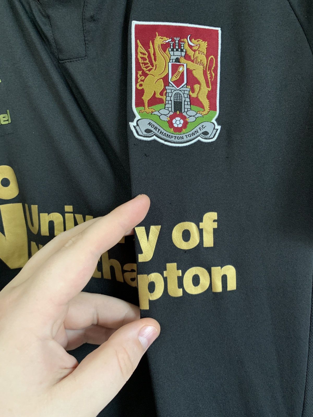 Hummel Northampton Town Away Football Shirt Hummel Soccer Jersey Size US S / EU 44-46 / 1 - 12 Thumbnail