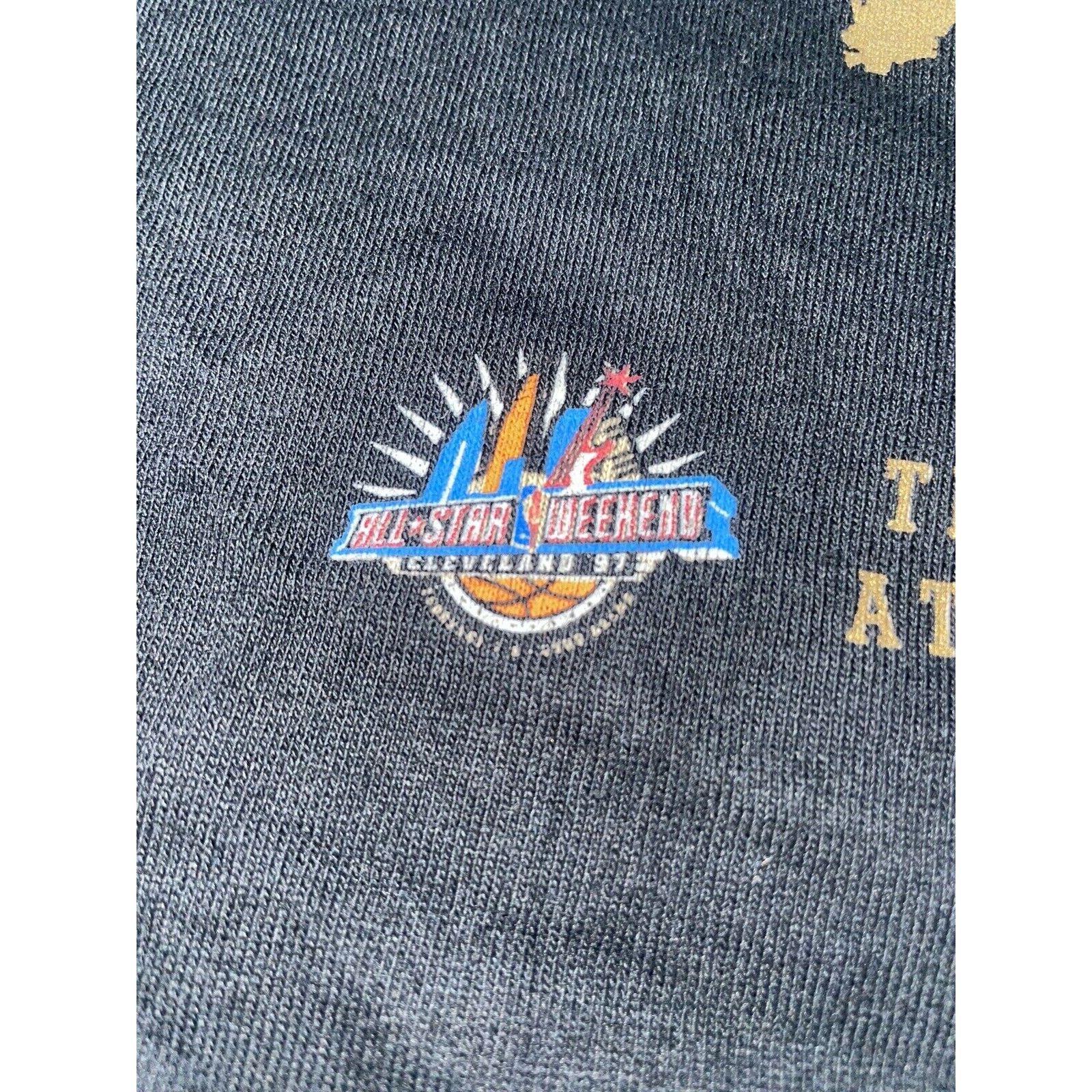 Champion NBA All Star Weekend 1997 Cleveland XL Black 90s Size US XL / EU 56 / 4 - 6 Thumbnail