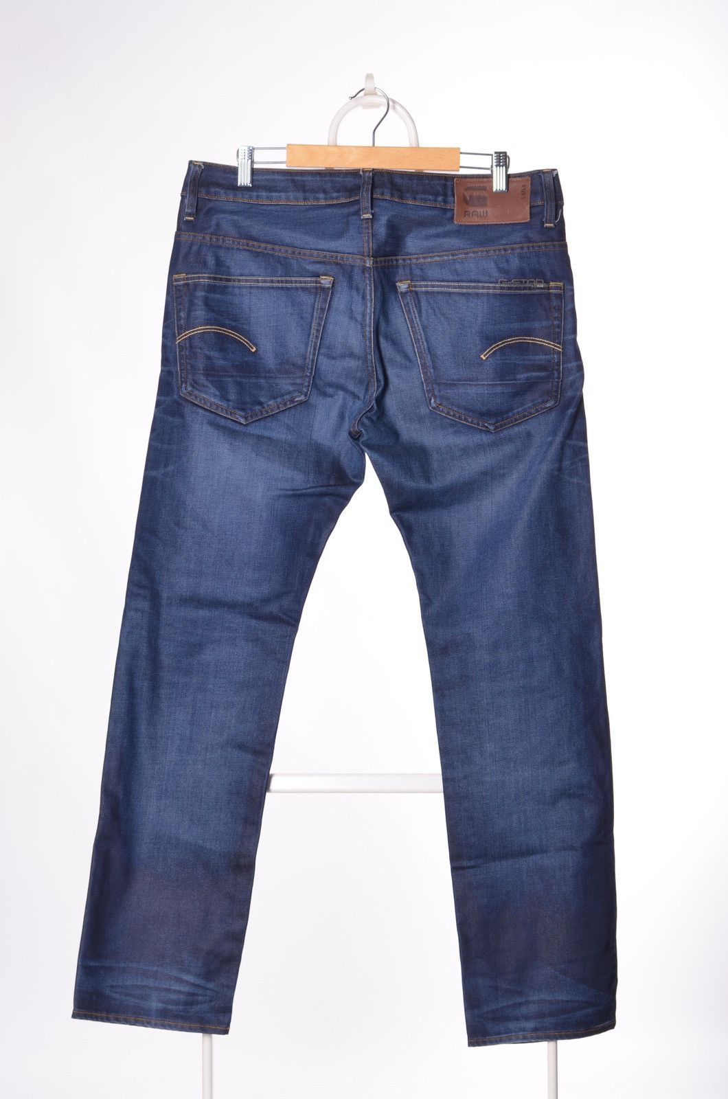 G-Star × Vintage G Star Raw 3301 Slim Mens Denim Pants Jeans Size US 34 / EU 50 - 2 Thumbnail