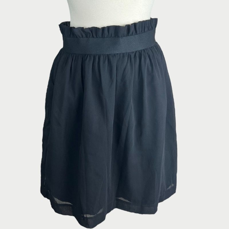 H&M H&M Sheer Chiffon Overlay Skirt | Size 6 | NWT Size 28" / US 6 / IT 42 - 6 Thumbnail