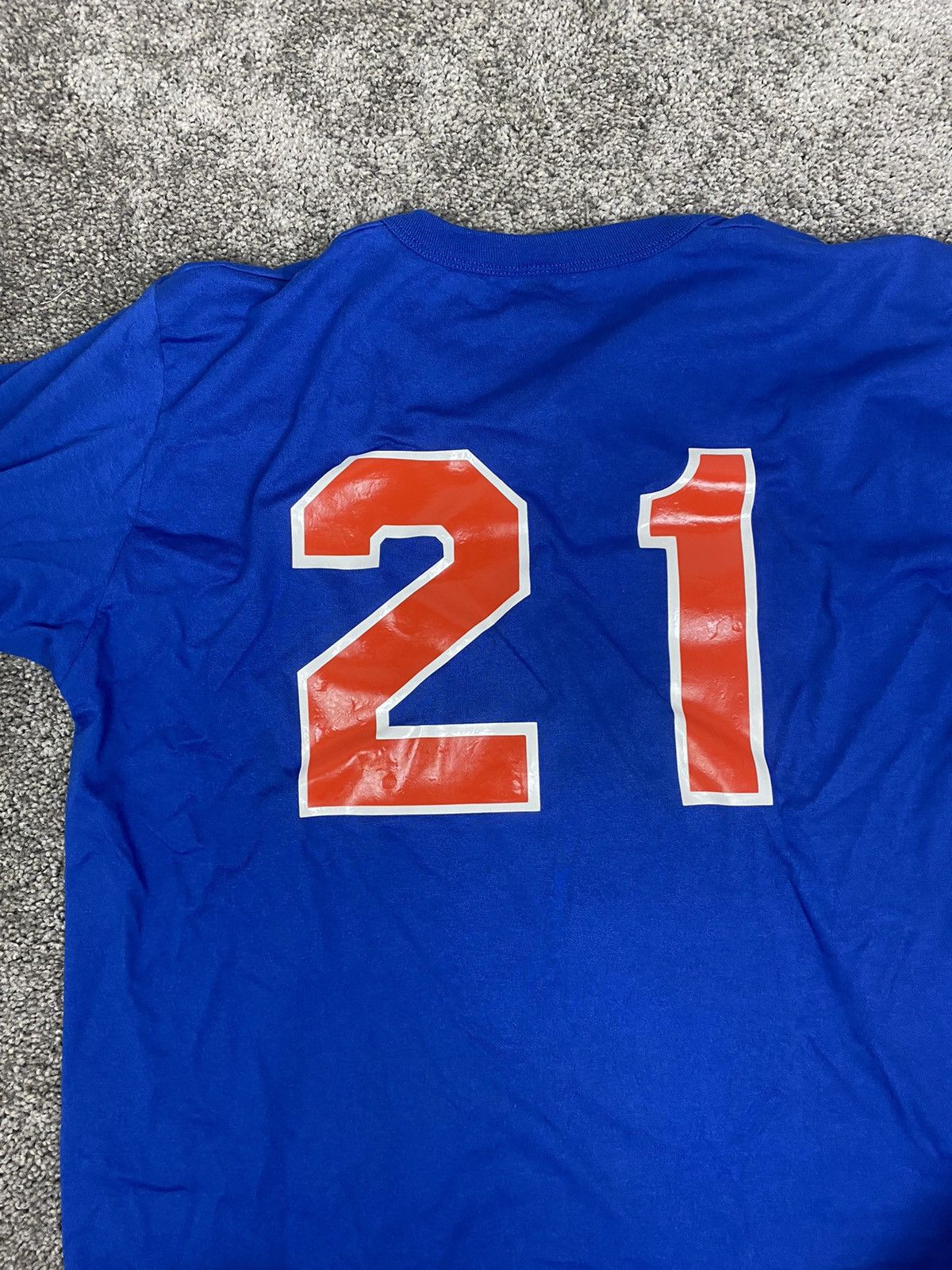 Russell Athletic × Vintage Vintage 90s russell athletic mlb mets tshirt Size US XL / EU 56 / 4 - 5 Thumbnail