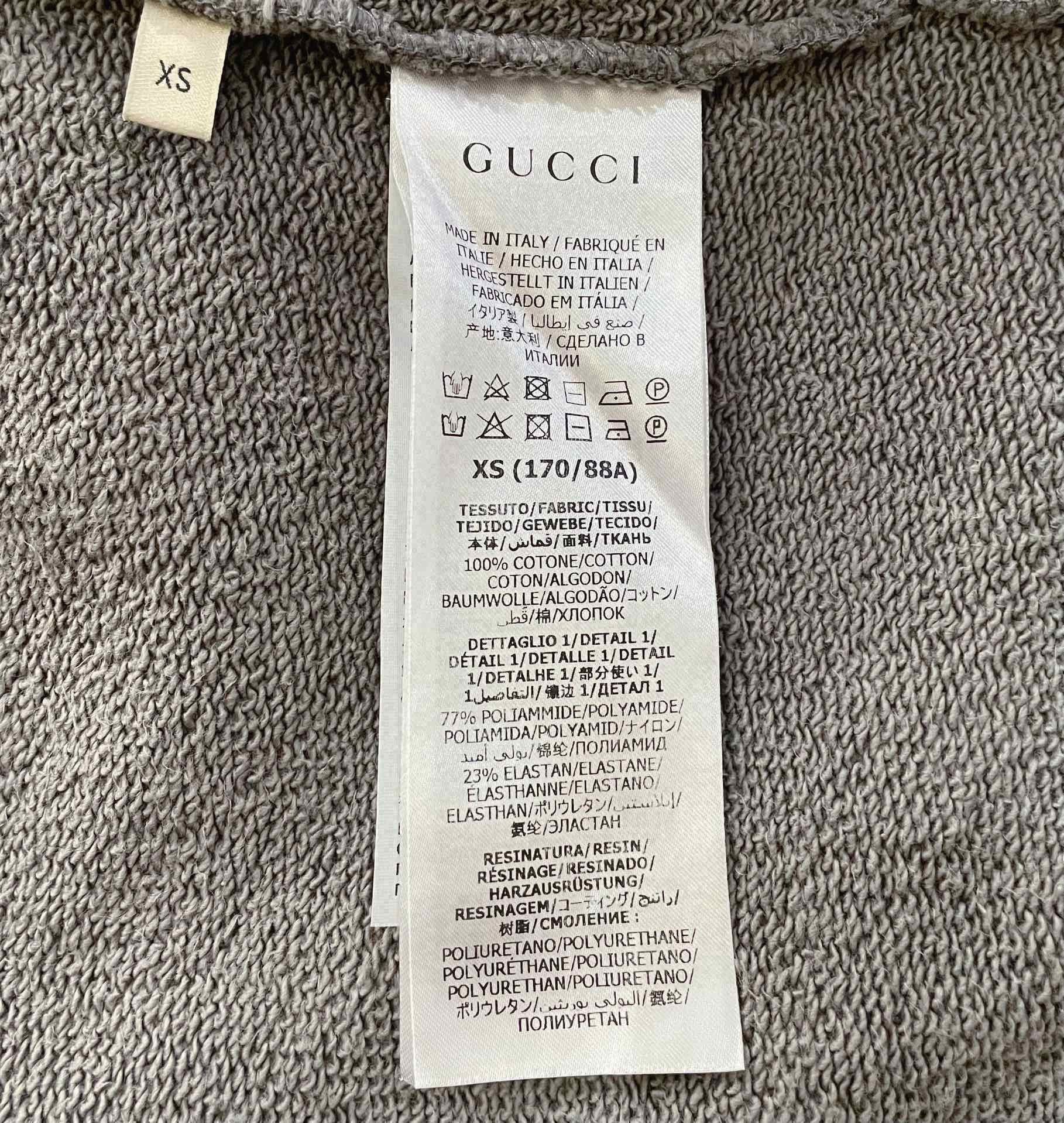 Gucci Gucci Gray classic double G sweatshirt 2501-Nextarrow Size US XS / EU 42 / 0 - 6 Thumbnail