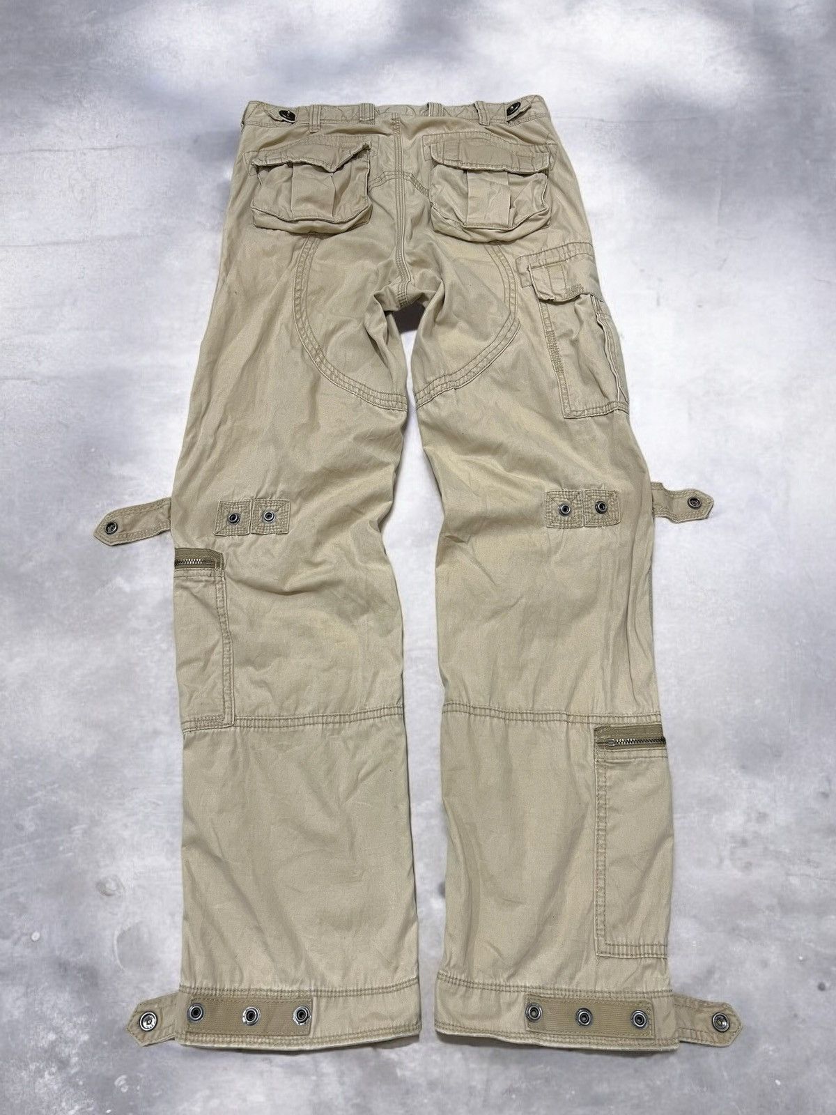 Polo Ralph Lauren × RRL Ralph Lauren Vintage Polo Ralph Lauren Multi Pocket Tactical Combat Pants Size US 30 / EU 46 - 2 Thumbnail