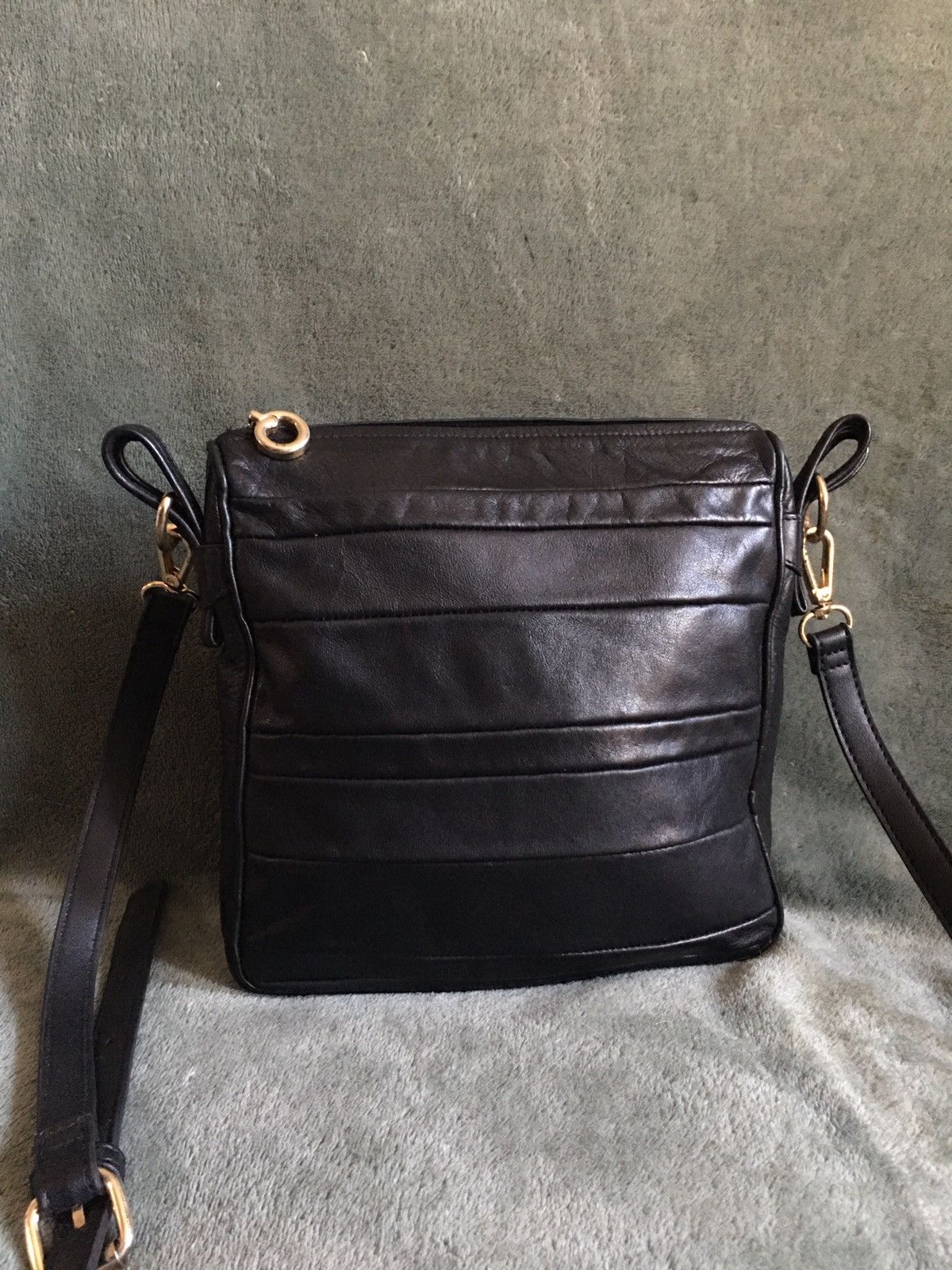 Vintage Benno Camenzind Vintage Black Leather Crossbody Shoulder Bag Size ONE SIZE - 3 Thumbnail